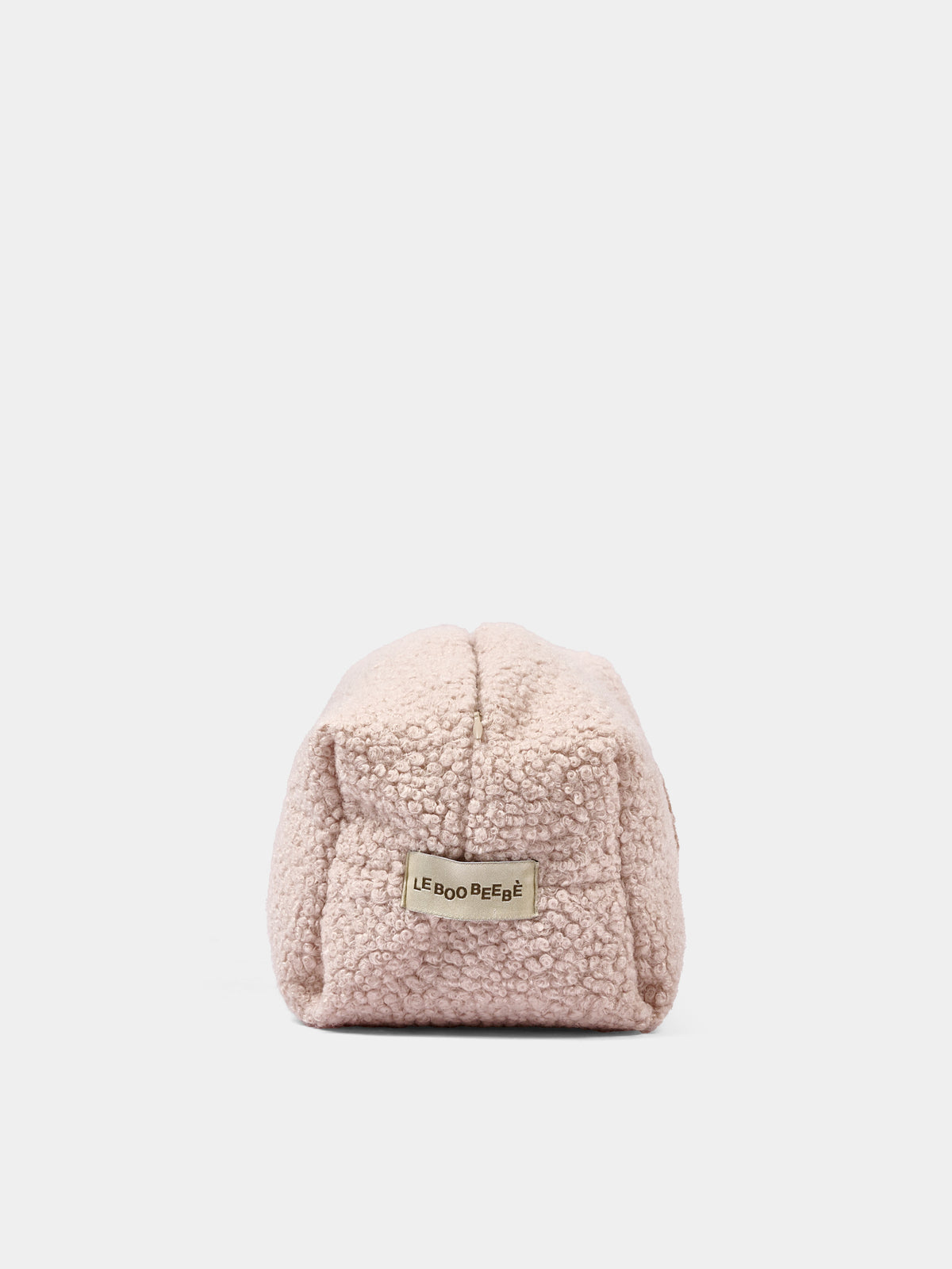 Pochette avorio per neonati con orsetto effetto bouclé,Le Boo Beebè,CBR040 21