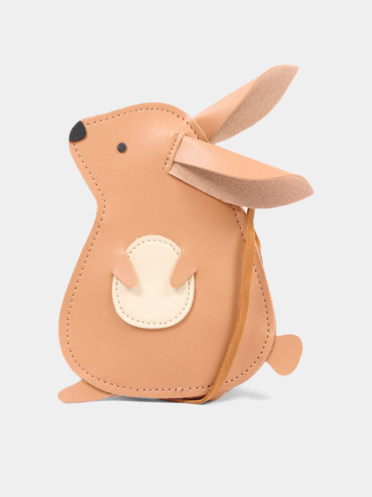 Borsa beige per bambina coniglio,Inaiê ,MTCL ESQ CAS