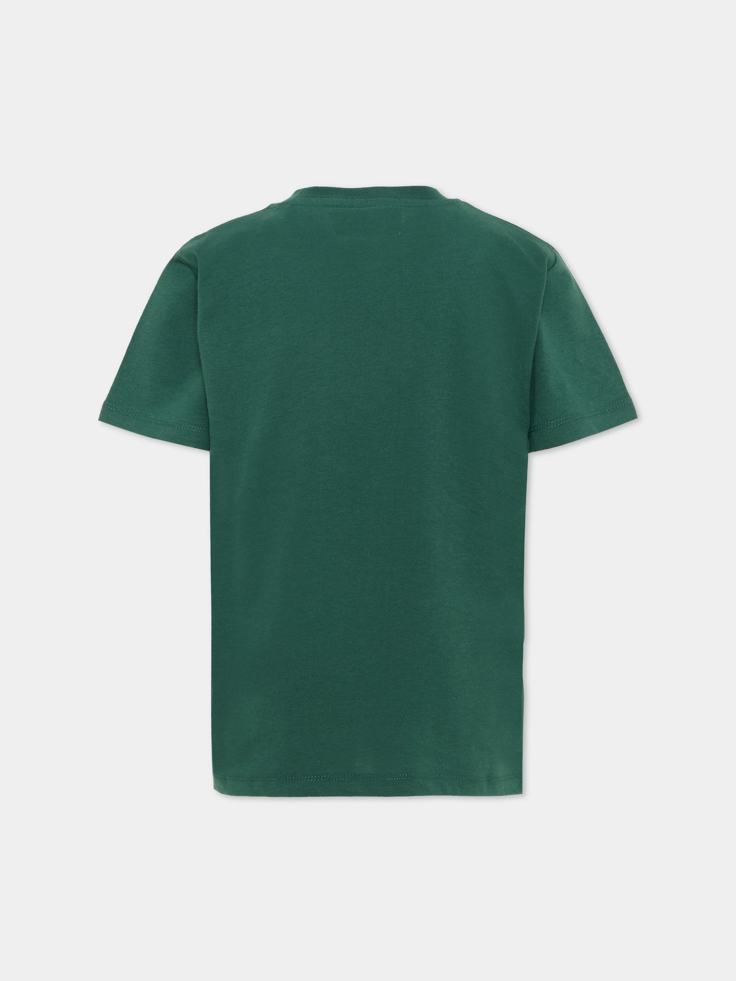 T-shirt a manica corta verde con tasca,Roy Roger's Kids,R F108 00 4743