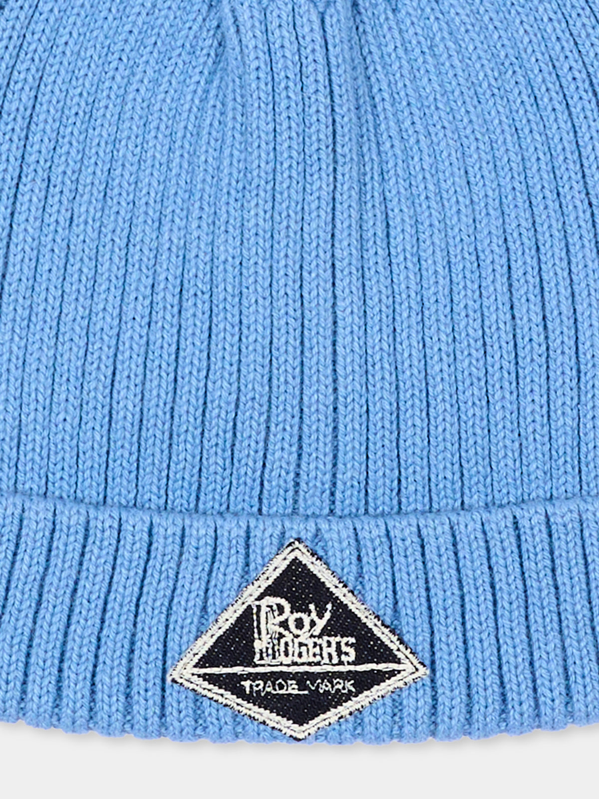 Cappello azzurro per bambino con logo,Roy Roger's Kids,R F122 00 3762