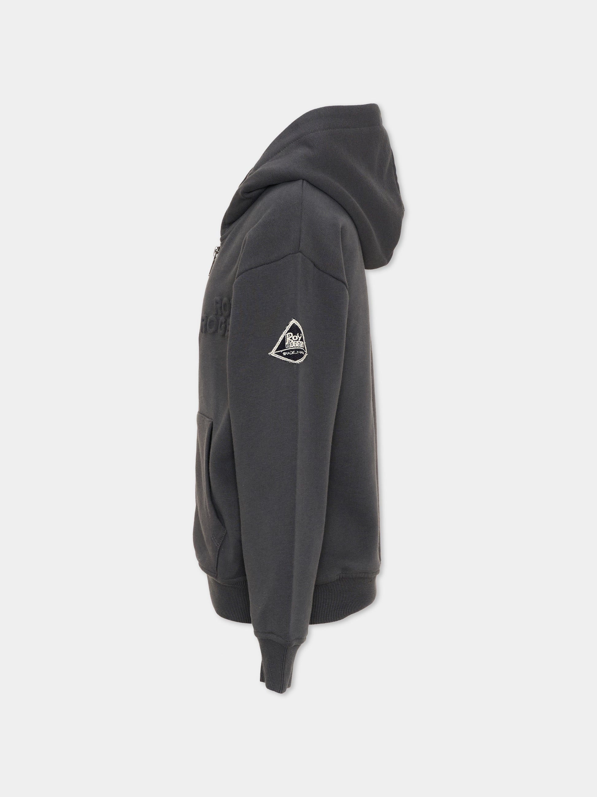 Felpa con cappuccio blu con zip,Roy Roger's Kids,R F124 00 0566