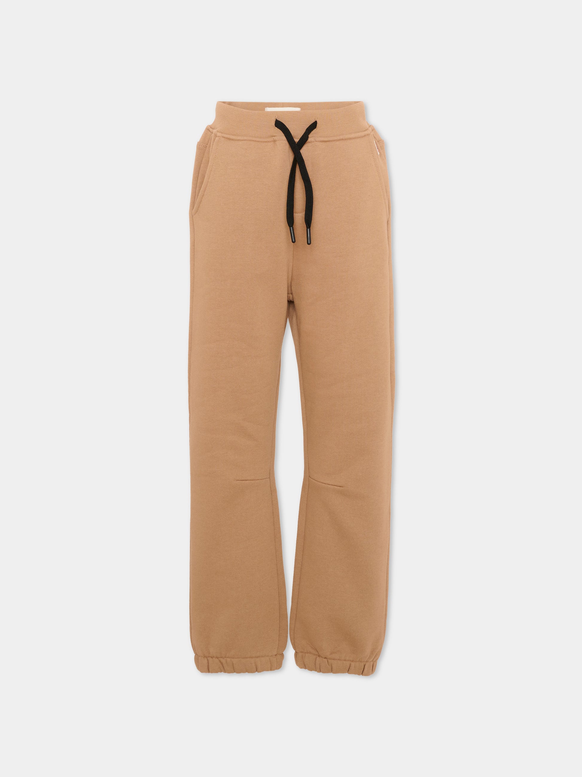 Pantalone beige per bambino con logo,Roy Roger's Kids,R F133 00 0729