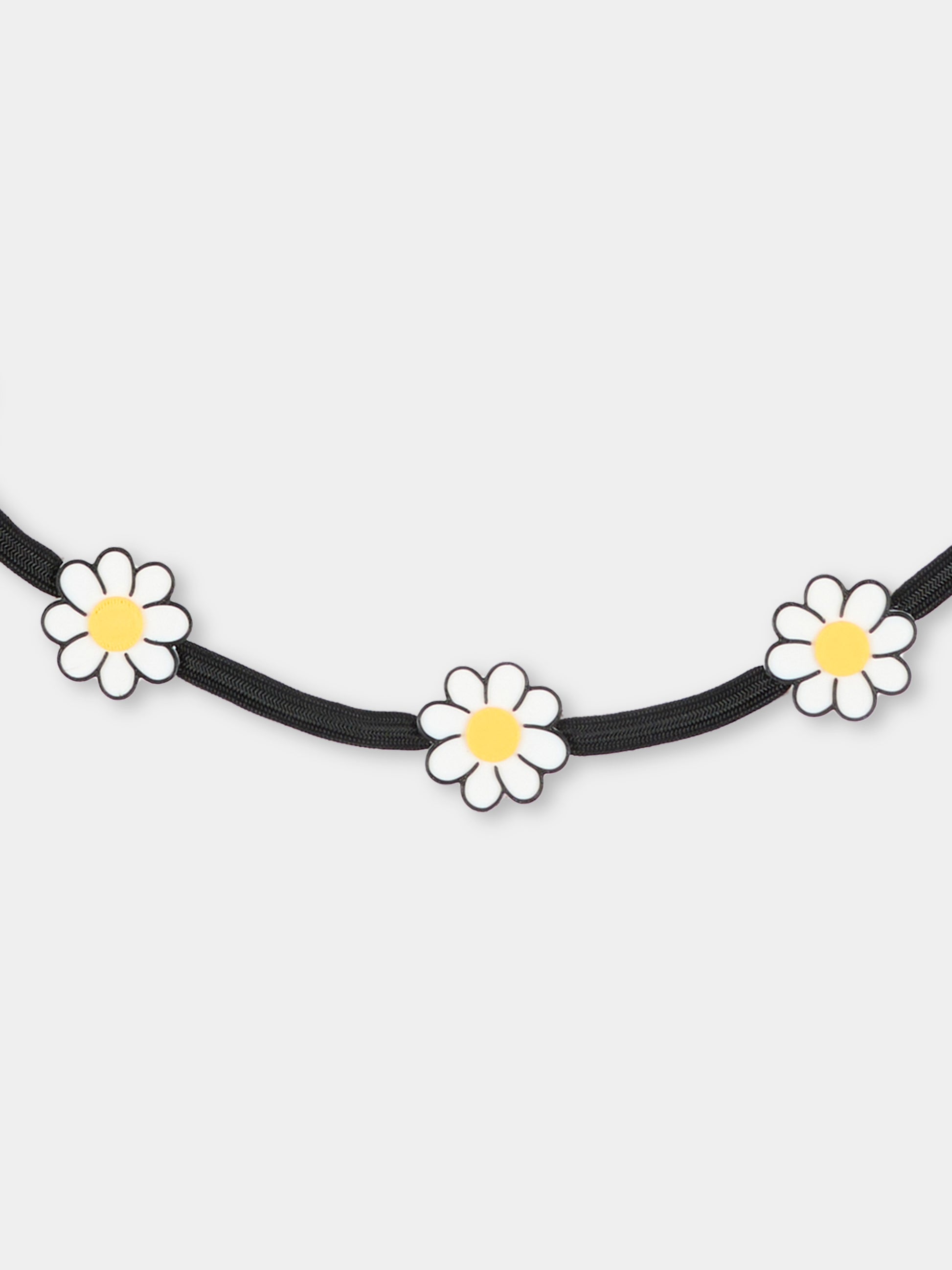 Collare The Fleur Marguerite Soleil bianco per cani,Amaldogs,THE FLEUR LEASH MARGUERITE SOLEIL