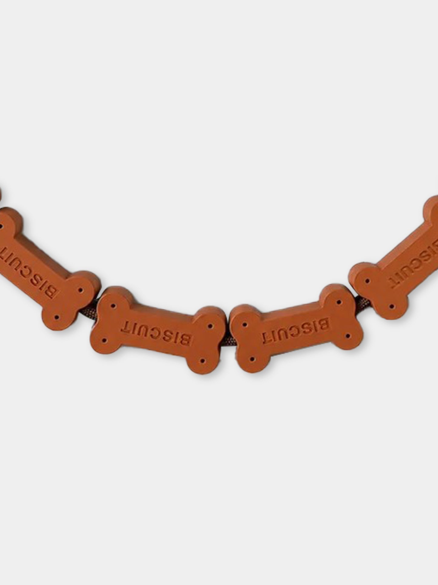 Collare The Biscuit marrone per cani,Amaldogs,THE BISCUIT LEASH CREME BRULEE