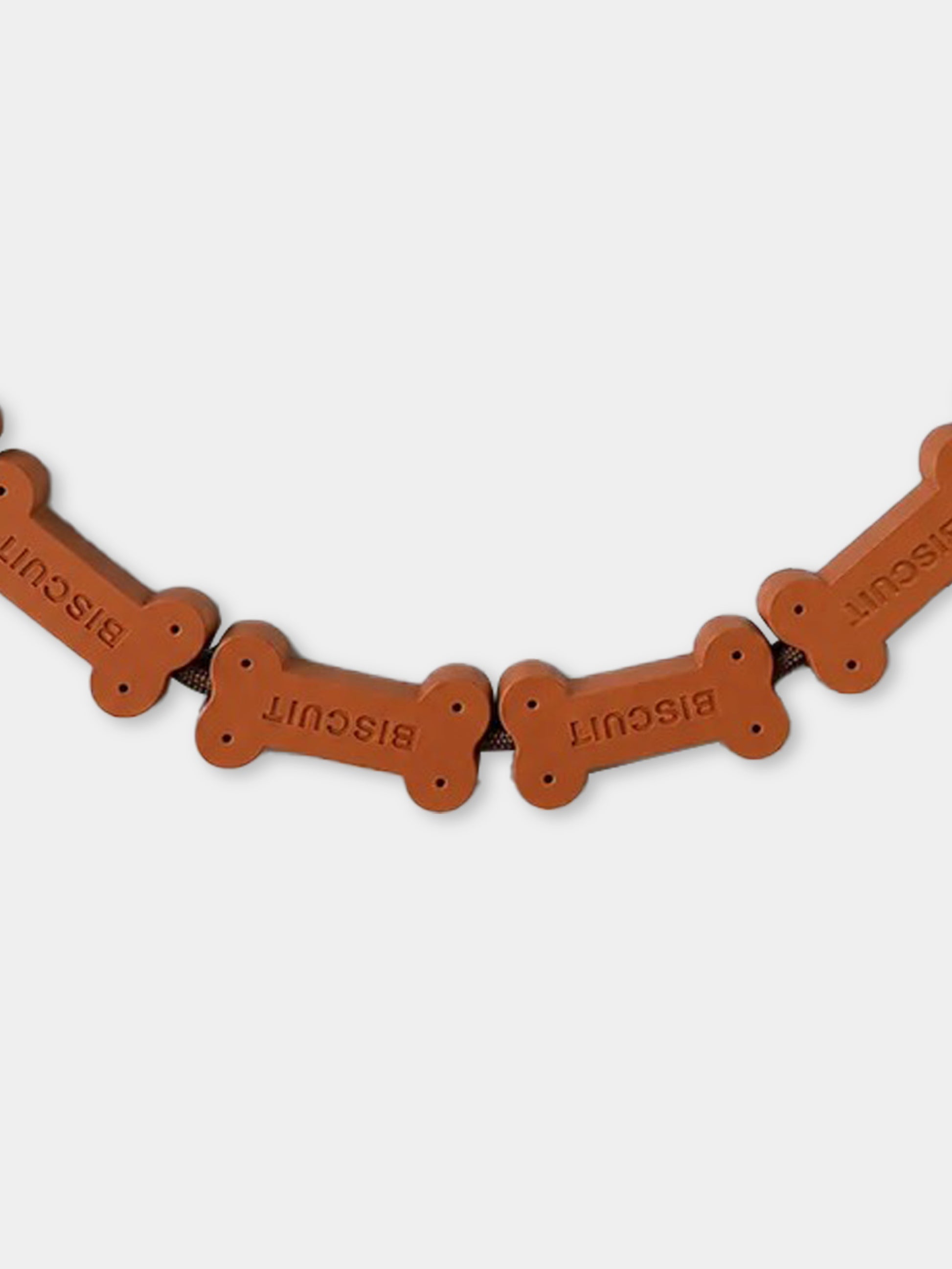 Collare The Biscuit marrone per cani,Amaldogs,THE BISCUIT LEASH CREME BRULEE