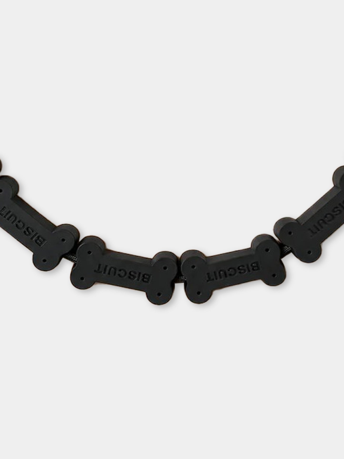 Collare The Biscuit nero per cani,Amaldogs,THE BISCUIT LEASH REGLISSE NOIR