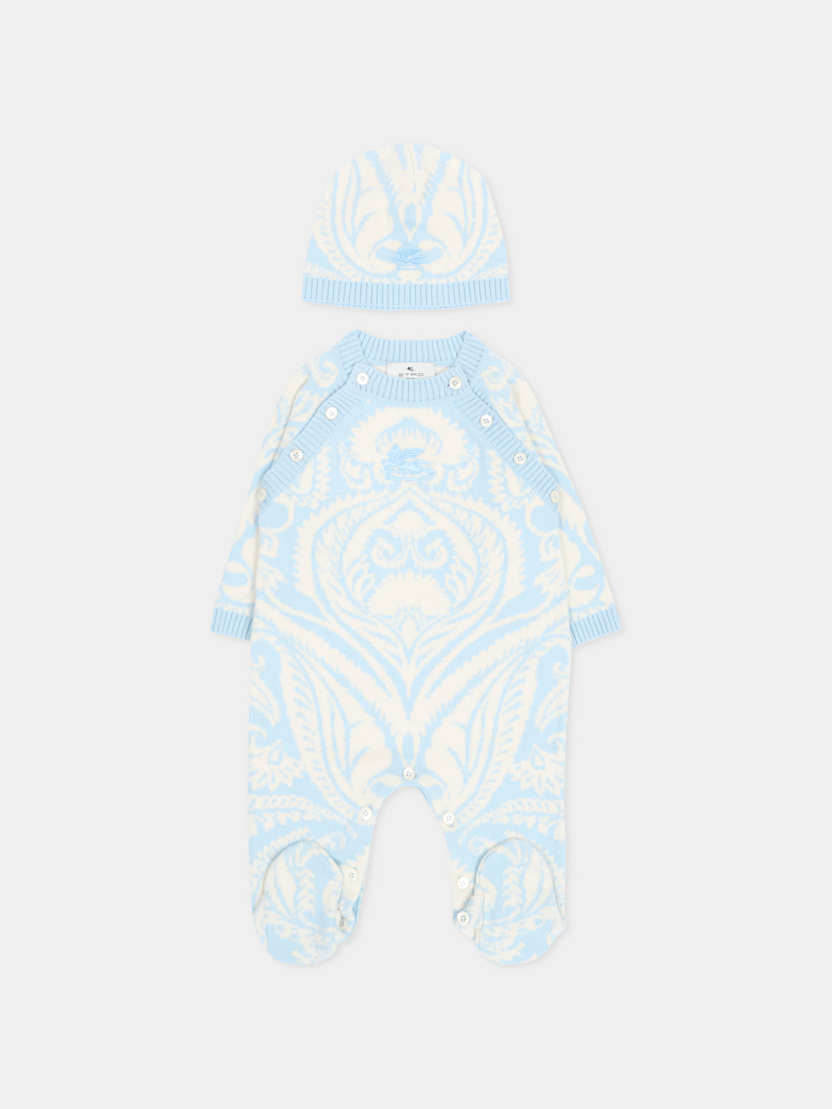 Set tutina celeste per neonato,Etro,GXB500 X0224 604AV