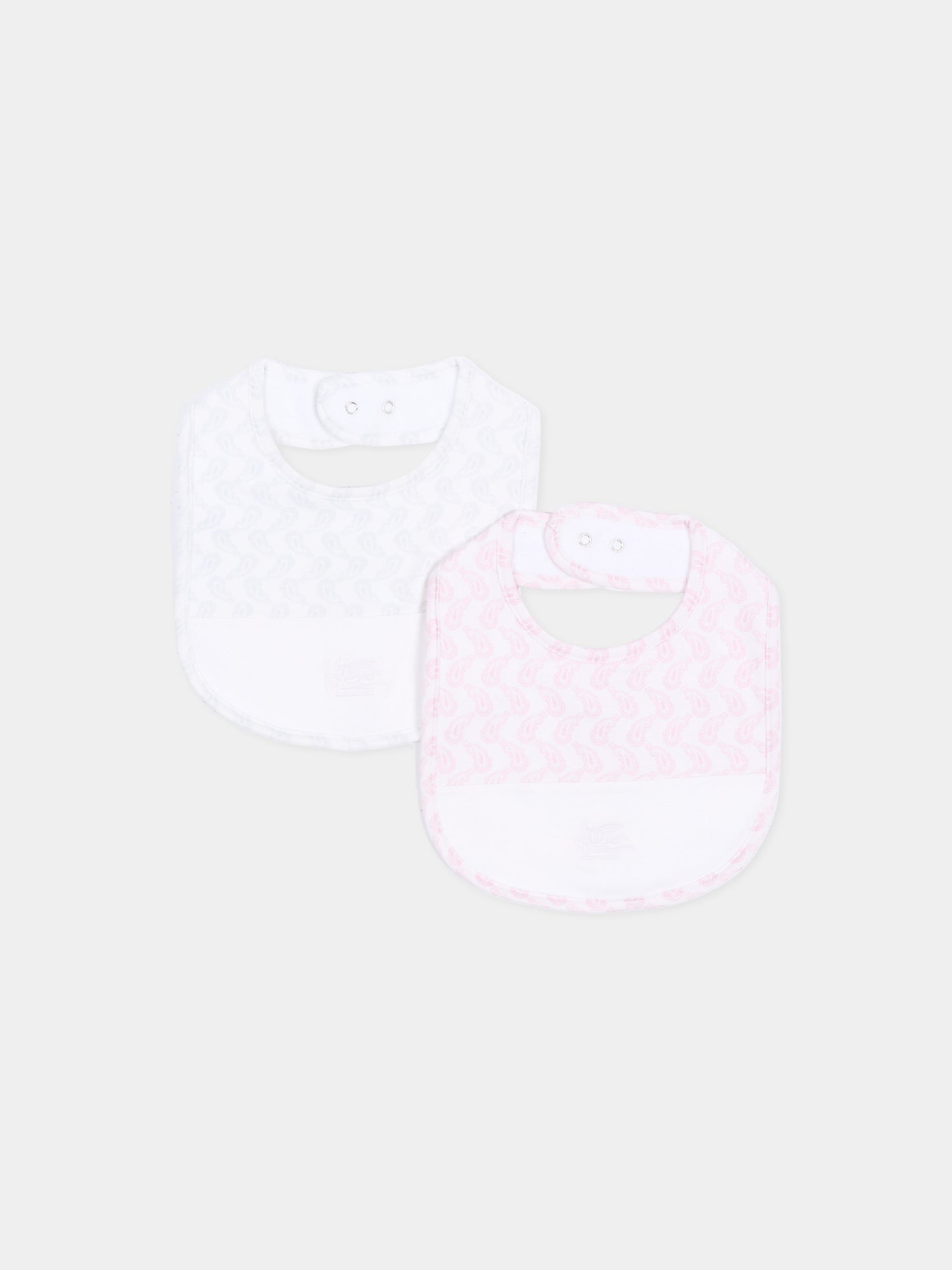 Set bavaglini rosa per neonata,Etro,GU0519 J0409 505GR