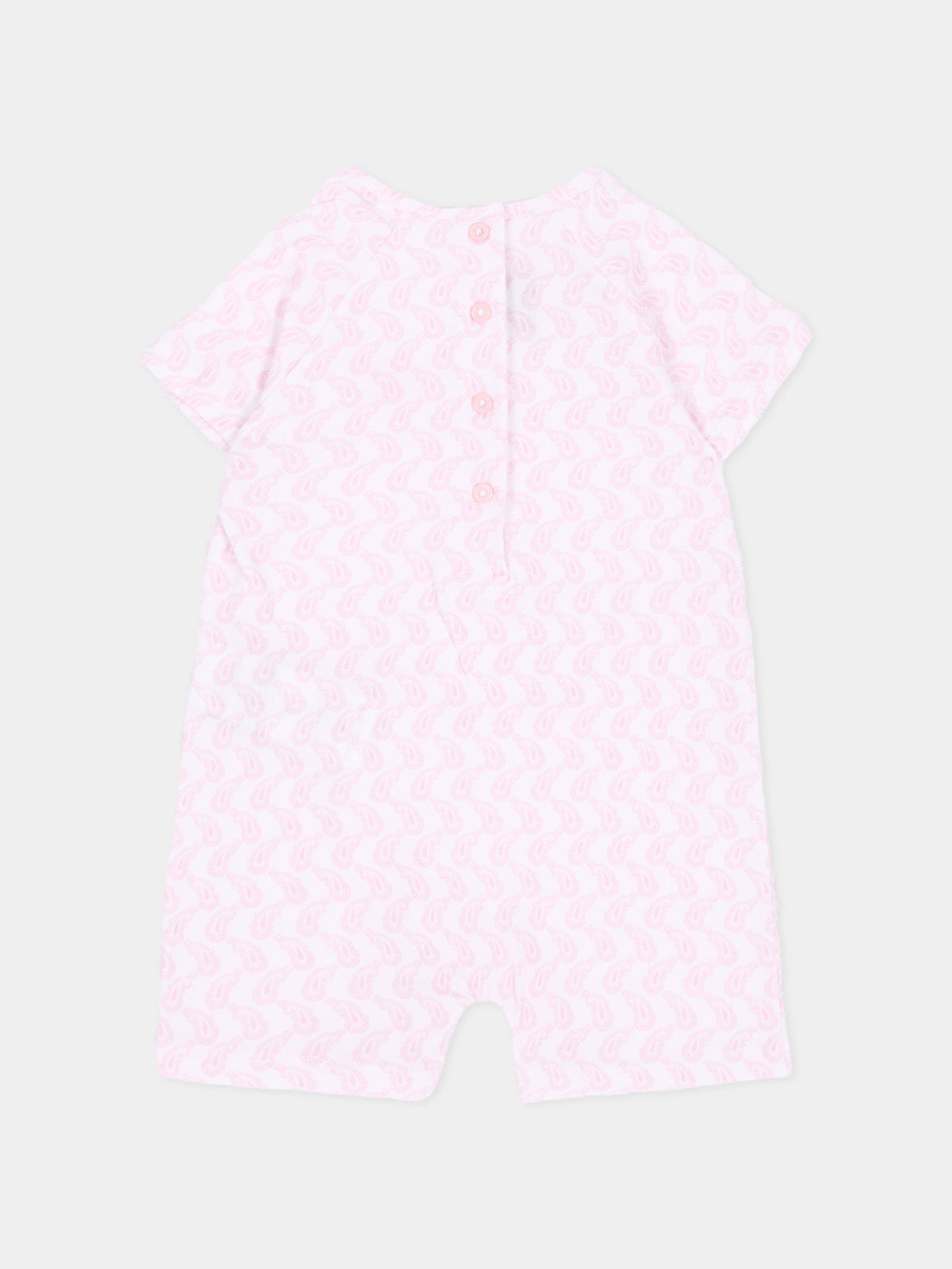 Pagliaccetto rosa per neonata,Etro,GUA571 J0409 505RS