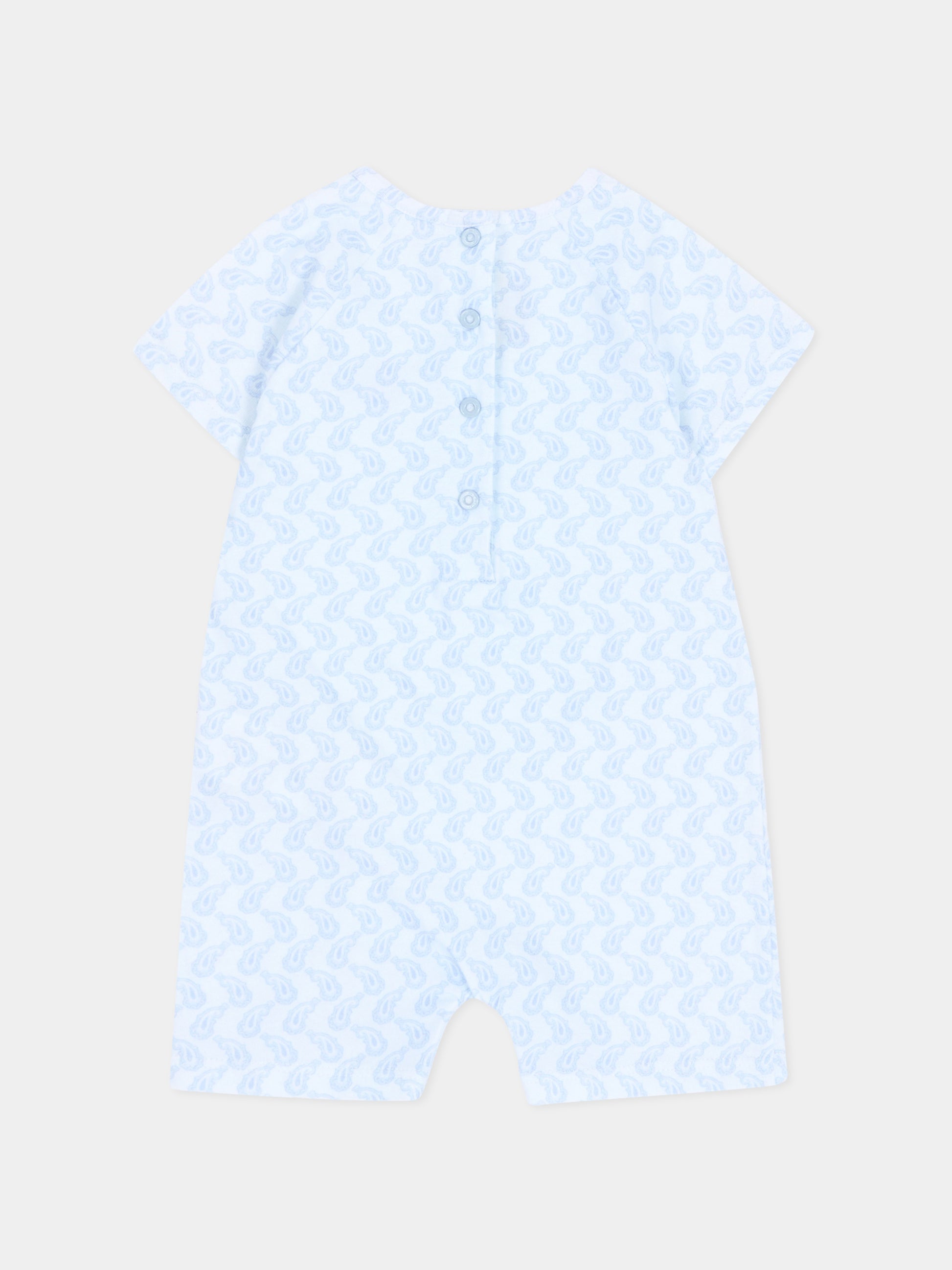 Pagliaccetto celeste per neonato,Etro,GUA571 J0409 685CE