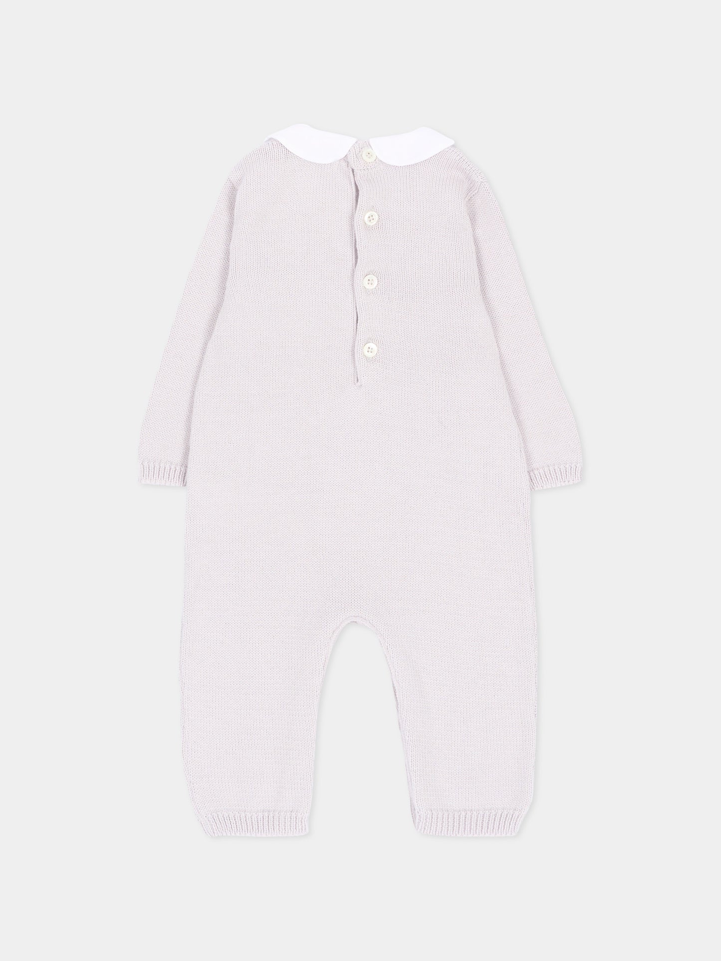 Pagliaccetto grigio per neonati con Pegaso,Etro,GUA590 X0006 900
