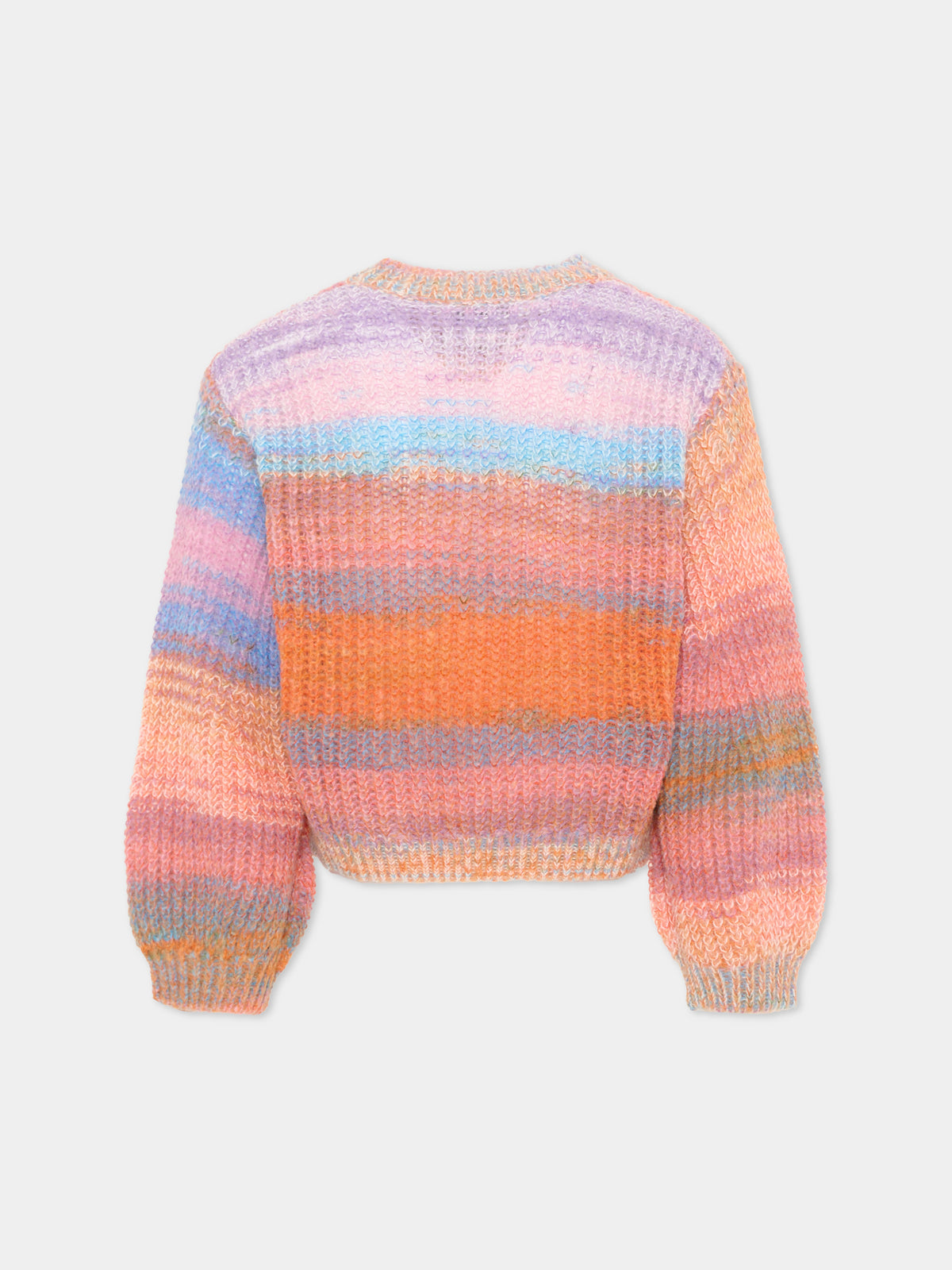 Maglione multicolor per bambina a righe,Stella Mccartney Kids,TX9B20 Z1529 999