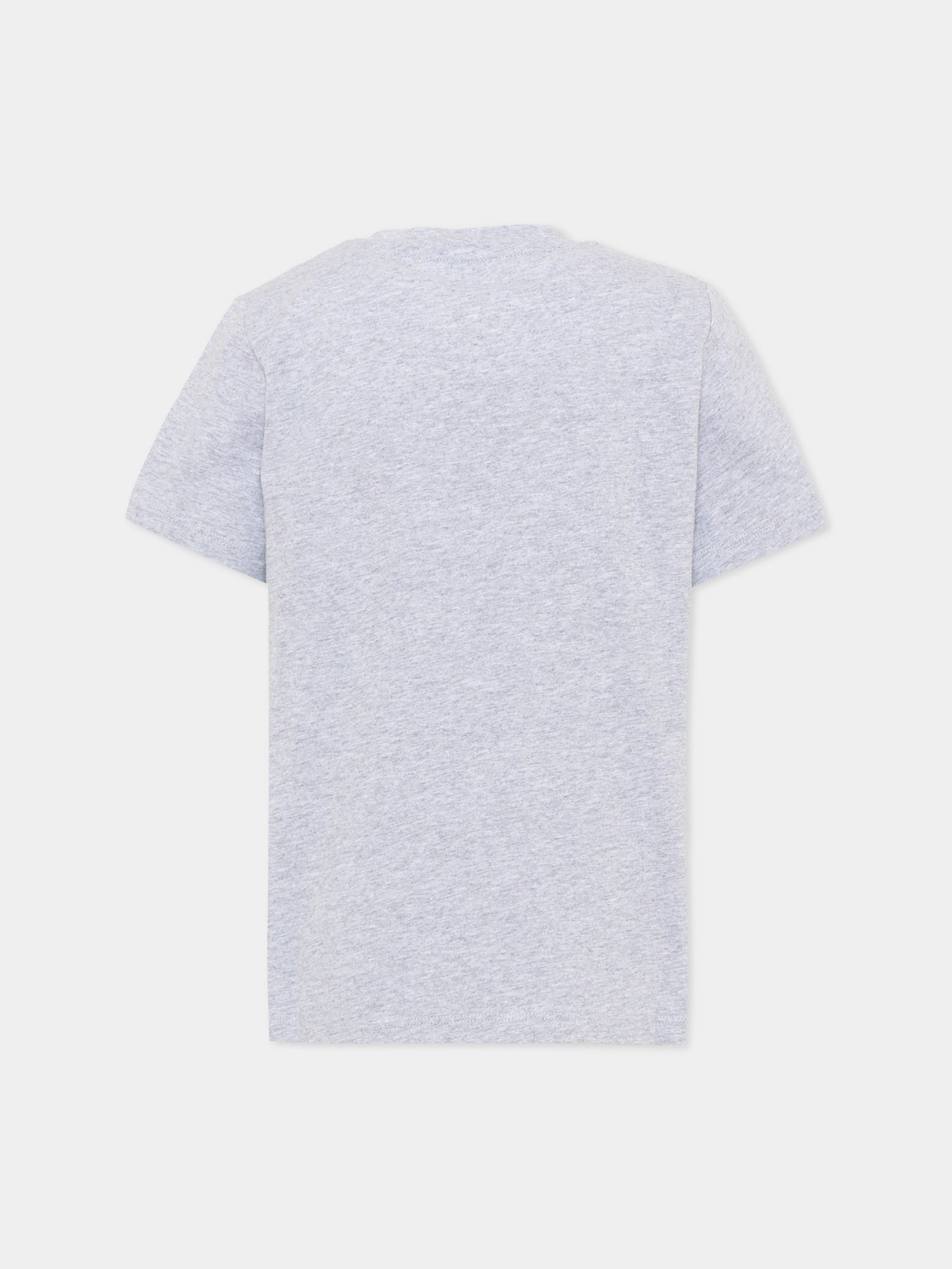 T-shirt a manica corta grigia per bambino con logo,Stella Mccartney Kids,TV8P51 Z0434 809