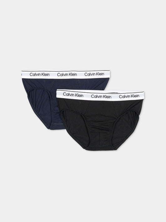Slip multicolor per bambino con logo,Calvin Klein Kids,B70B700508 0SD