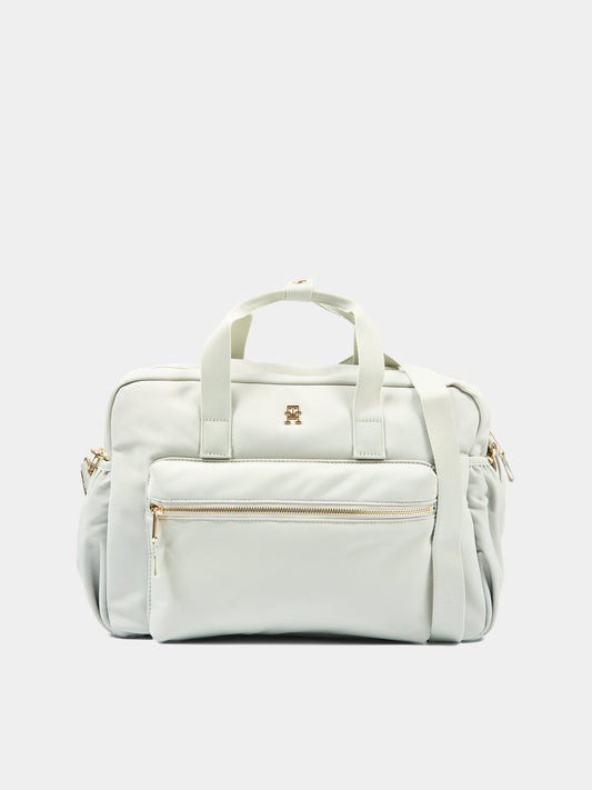 Borsa mamma verde per neonati con zip,Tommy Hilfiger Junior,AU0AU01997 M1C