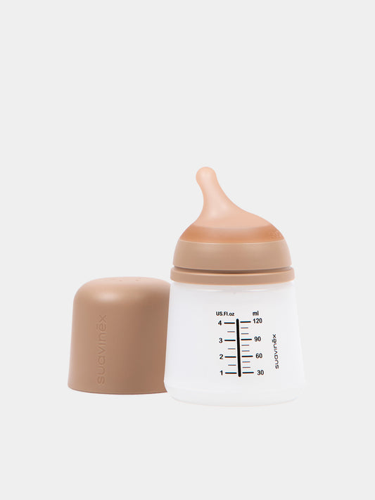 ZERØ.ZERØ Anti-Colic Bottle Adjustable Flow 120 ml Brown for Newborn