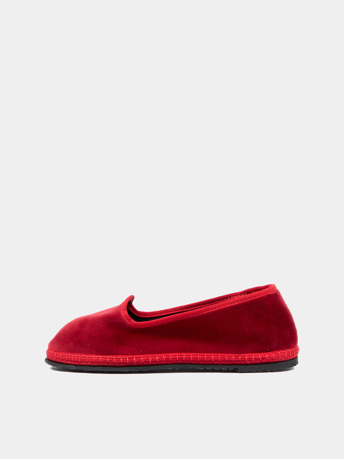 Mocassini rosso Baby Tragara Velvet per bambini,Sciuscià,BABY TRAGARA VELEVET DARK RED