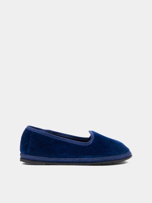 Mocassini blu Baby Targara Velvet per bambini,Sciuscià,BABY TRAGARA VELEVET BLUE