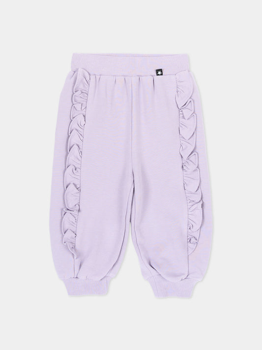 Pantalone lilla Sallie per neonata,Molo,4W25I201 5496