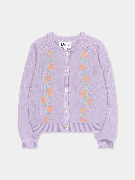 Cardigan lilla Gilli per neonata,Molo,4W25K302 5496