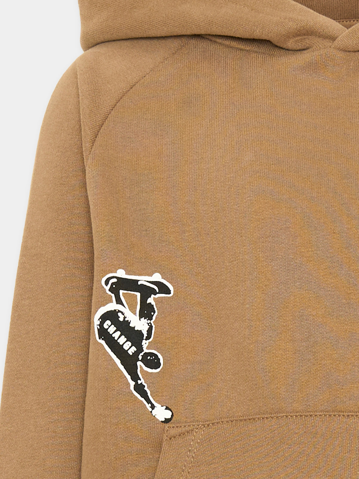 Felpa con cappuccio beige Mic per bambino,Molo,1W25J304 5519
