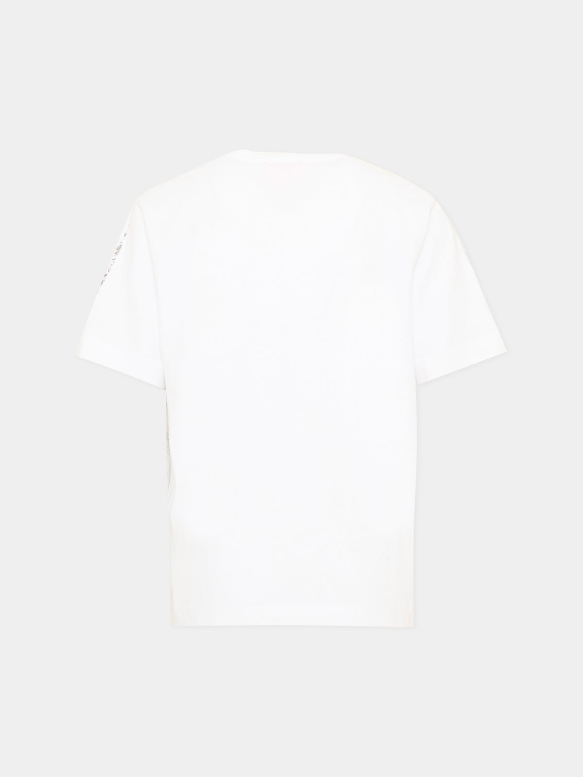 T-shirt a manica corta bianca per bambino con logo,Diesel,J02479 KYAZW K100