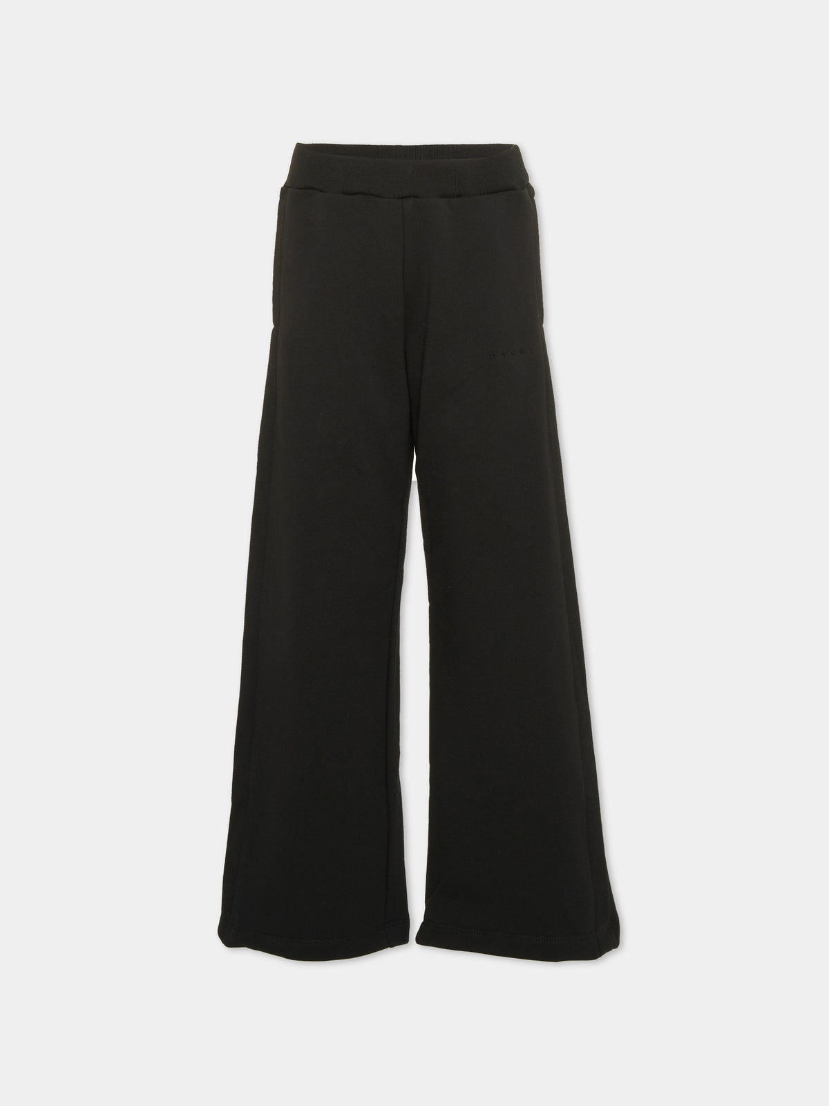 Pantalone nero per bambina ampio,Marni Kids,M01546 M00NF 0M900