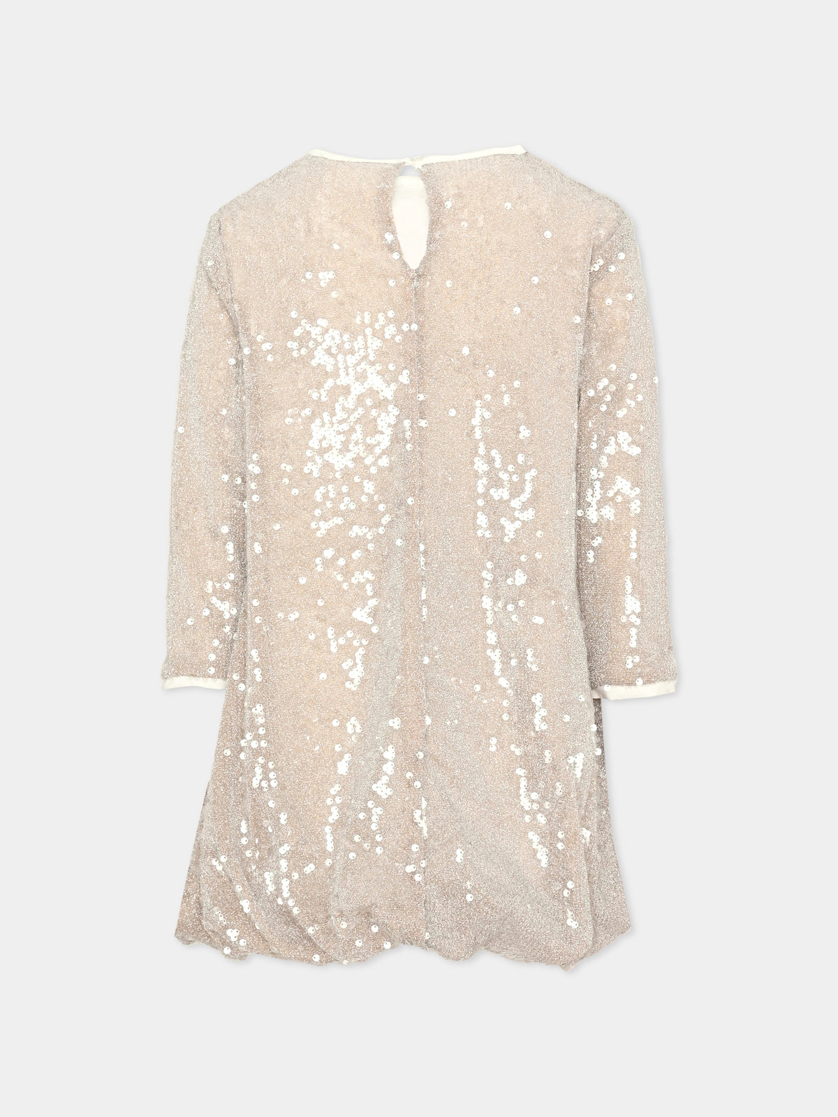 Abito elegante oro con paillettes per bambina,Billieblush,U21291 Z99