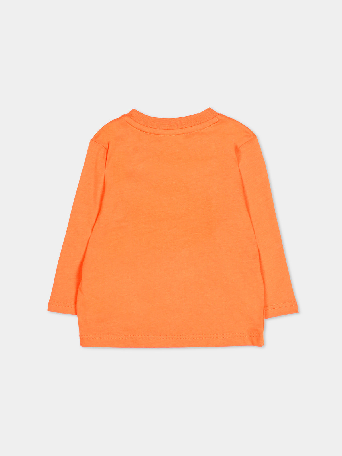 T-shirt a manica lunga arancione per neonato,Timberland,T60588 43F