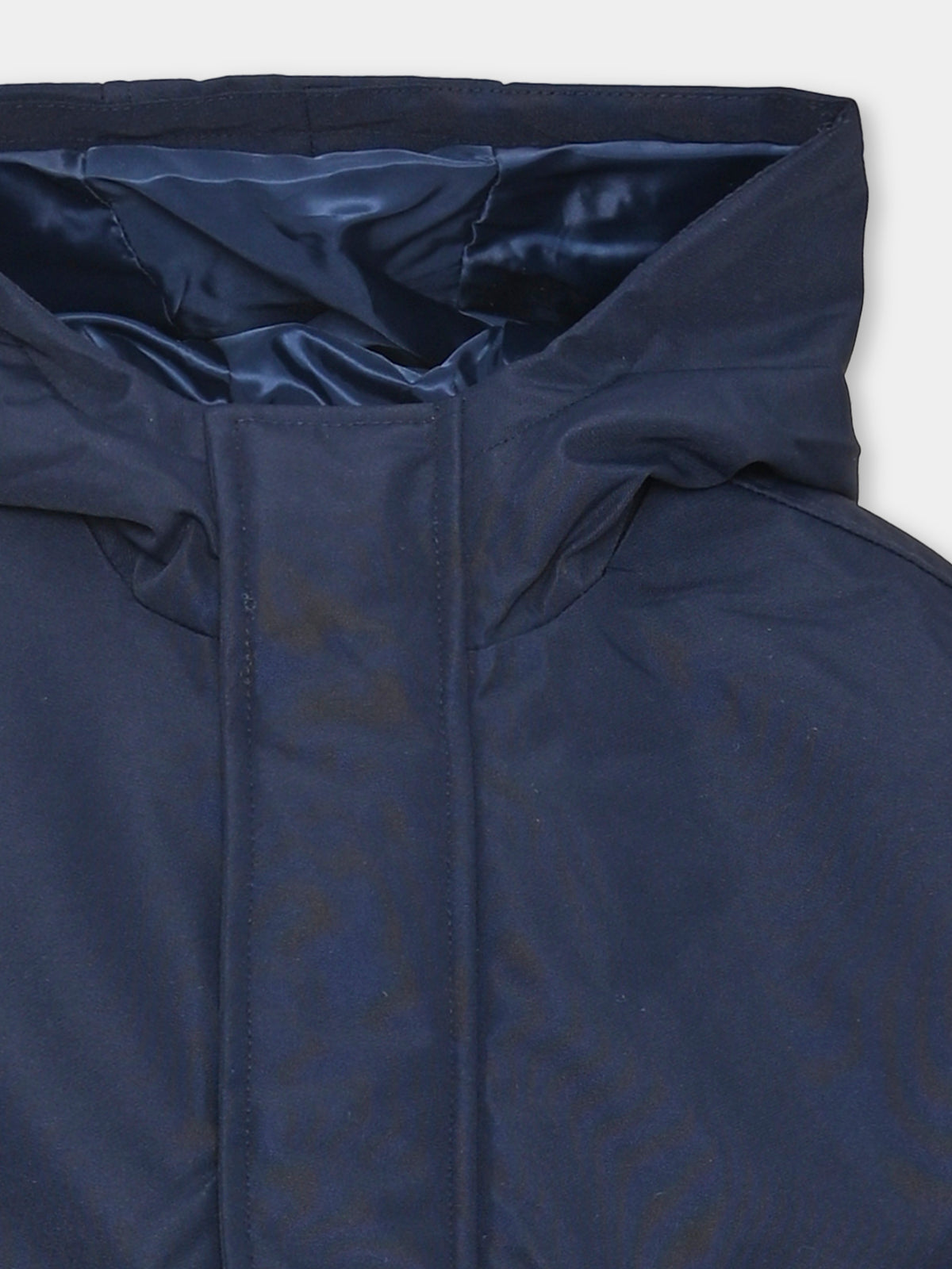 Piumino blu per bambino con logo,Boss,J52387 849