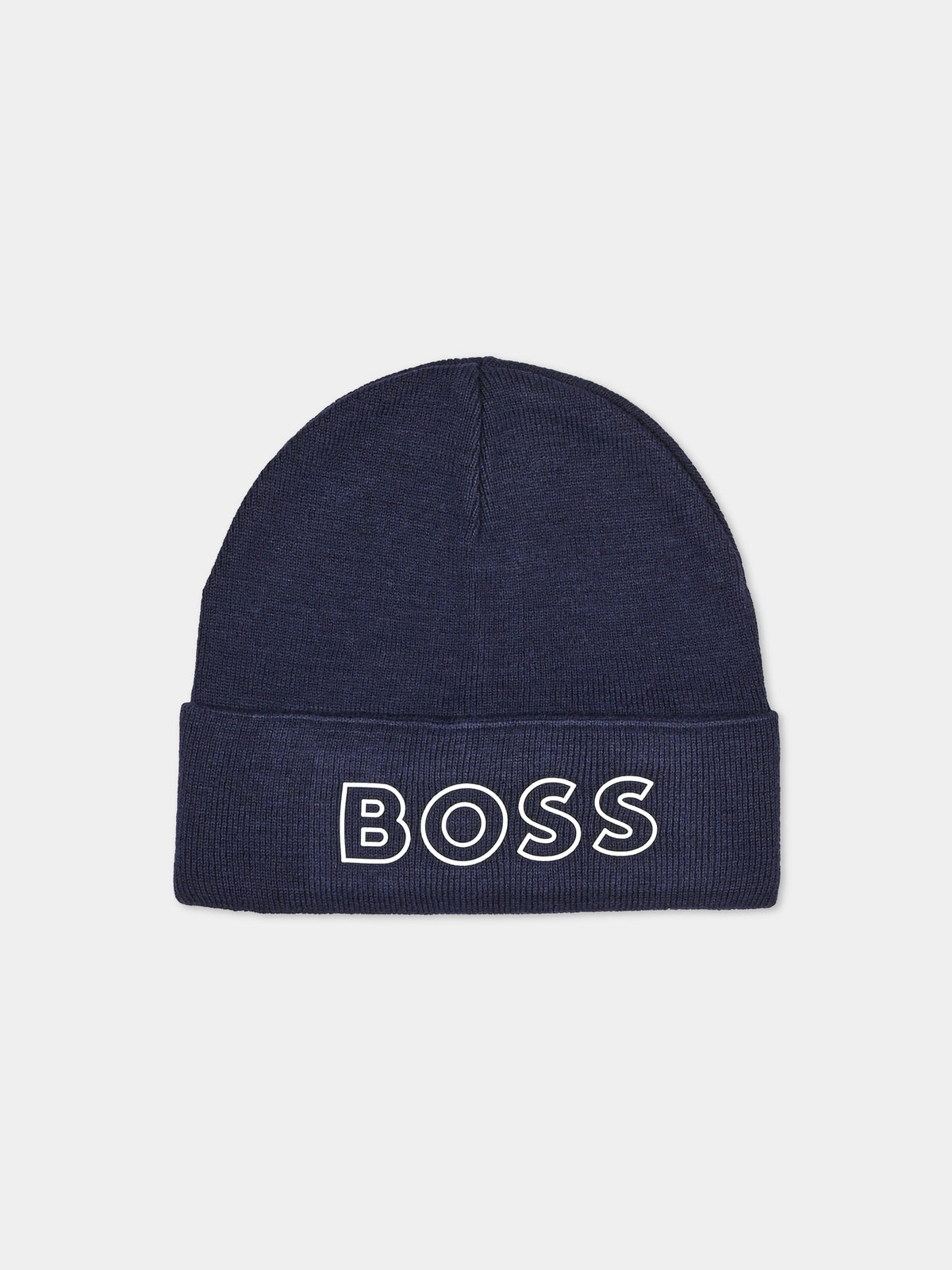 Berretto blu per bambino con logo,Boss,J52617 849