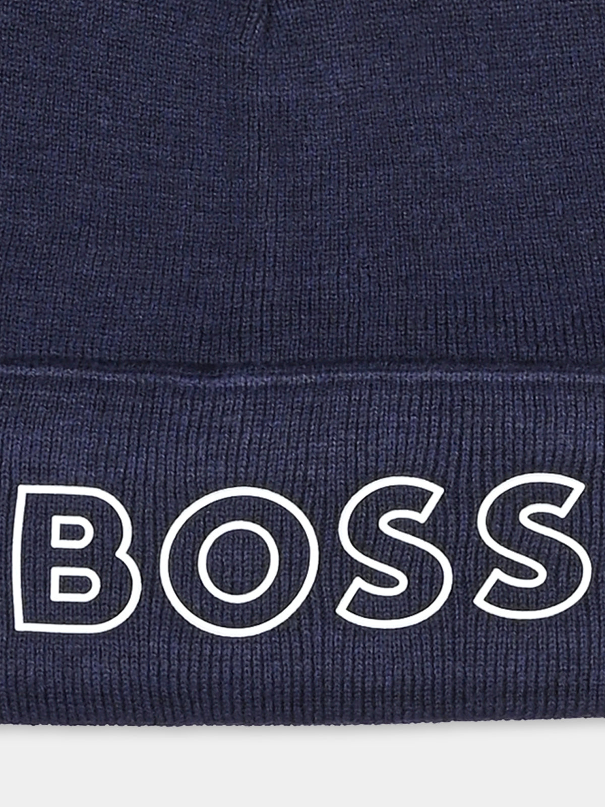 Berretto blu per bambino con logo,Boss,J52617 849