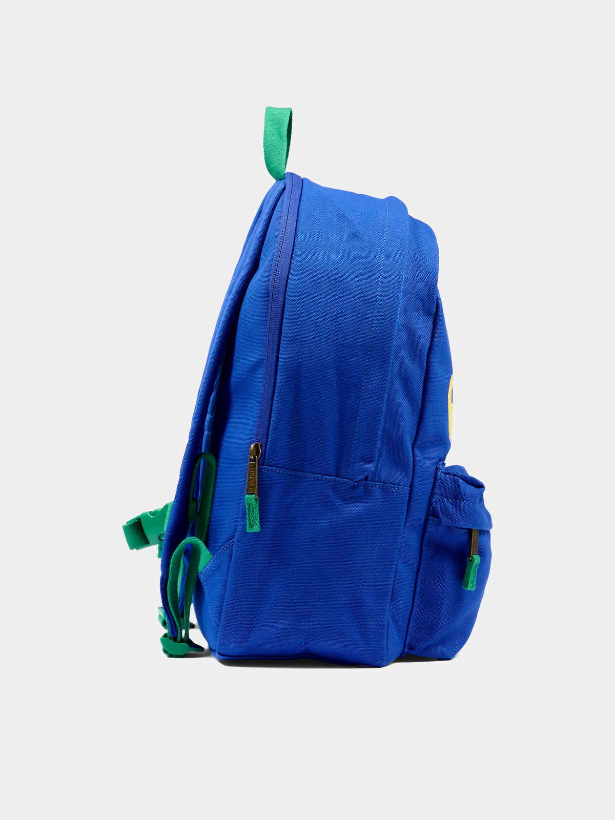 Zaino azzurro per bambino con logo,Ralph Lauren Kids,9AR192 BJK