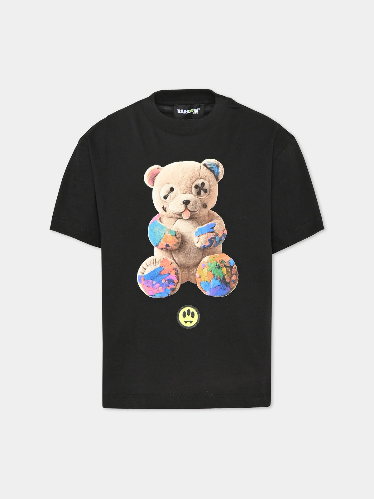 T-shirt a manica corta nera con stampa per bambini,Barrow,F6BKJUTH095 OVP 110