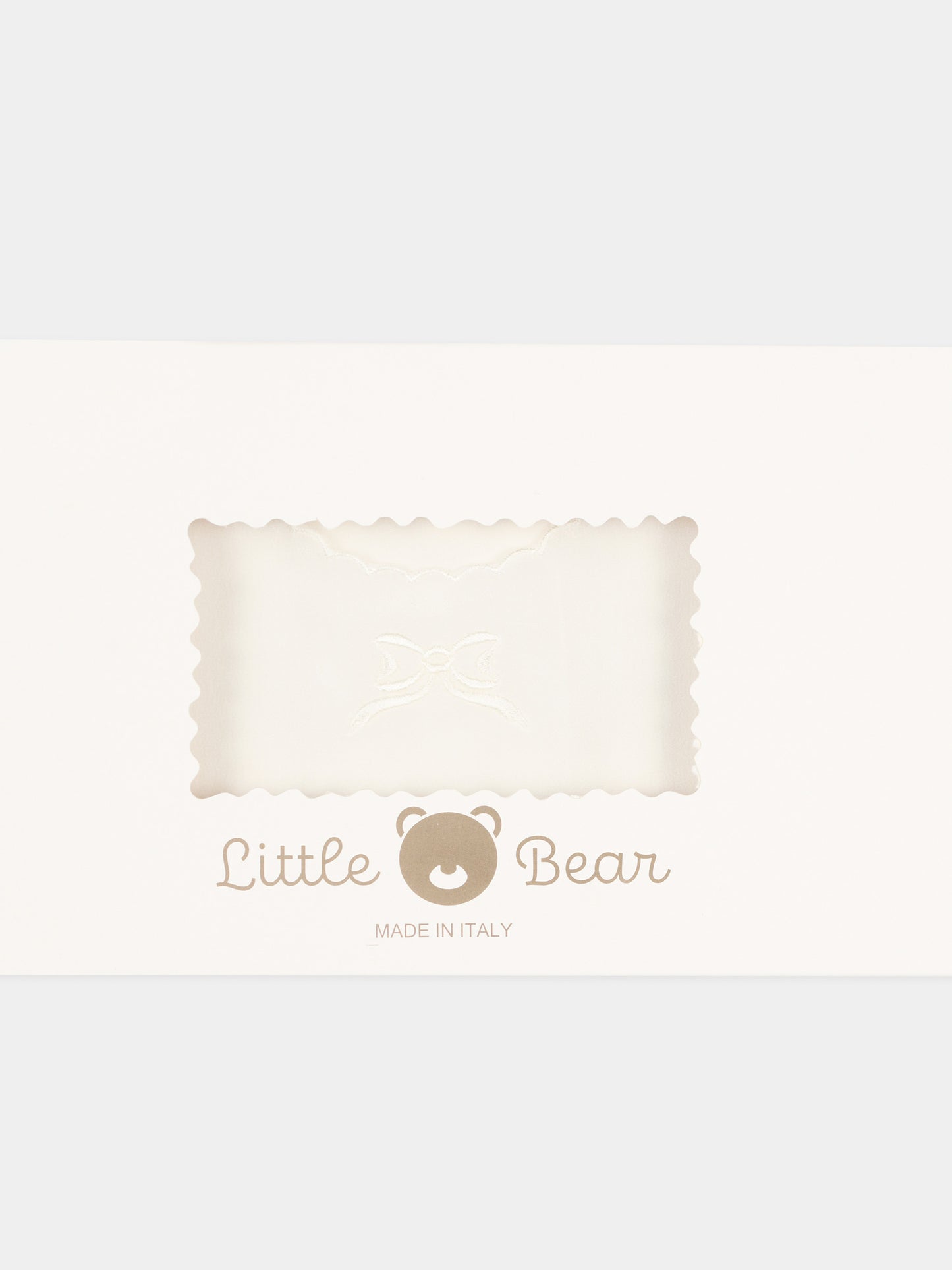 Camicia della fortuna avorio con fiocchi,Little Bear,1095 FIOCCHI BIANCO