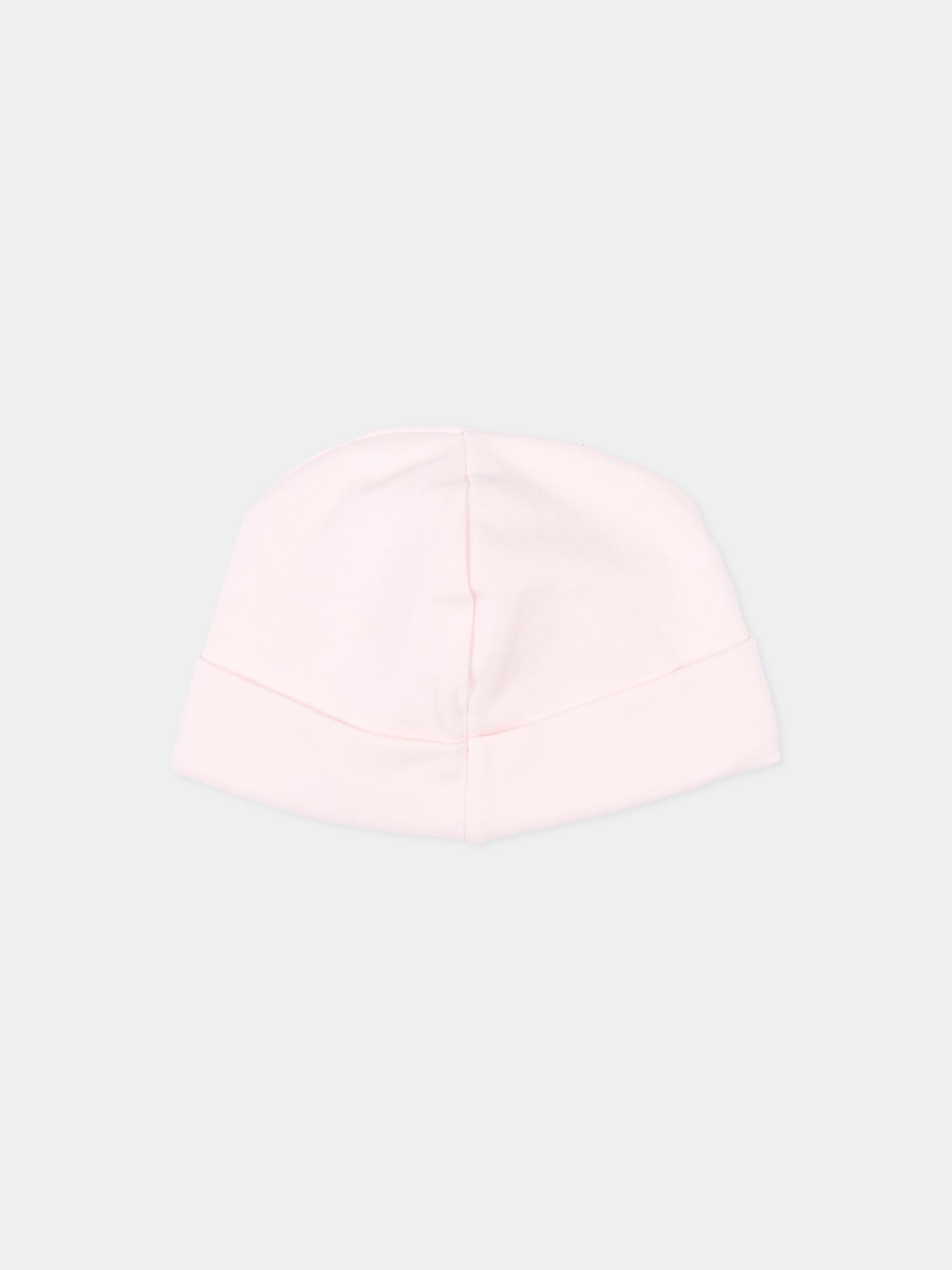 Pink hat with logo
