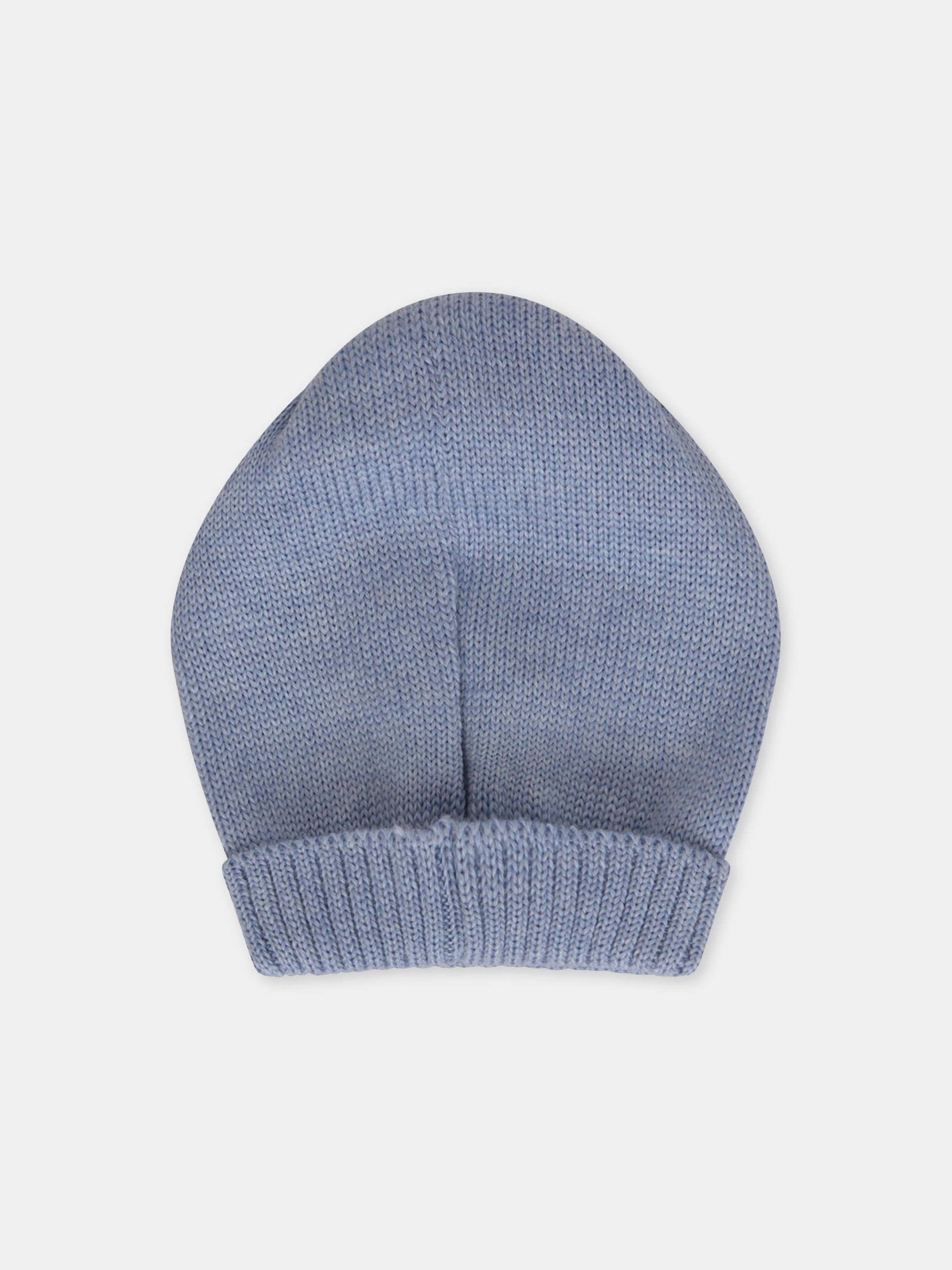 Cappello celeste con risvolto,Little Bear,6113