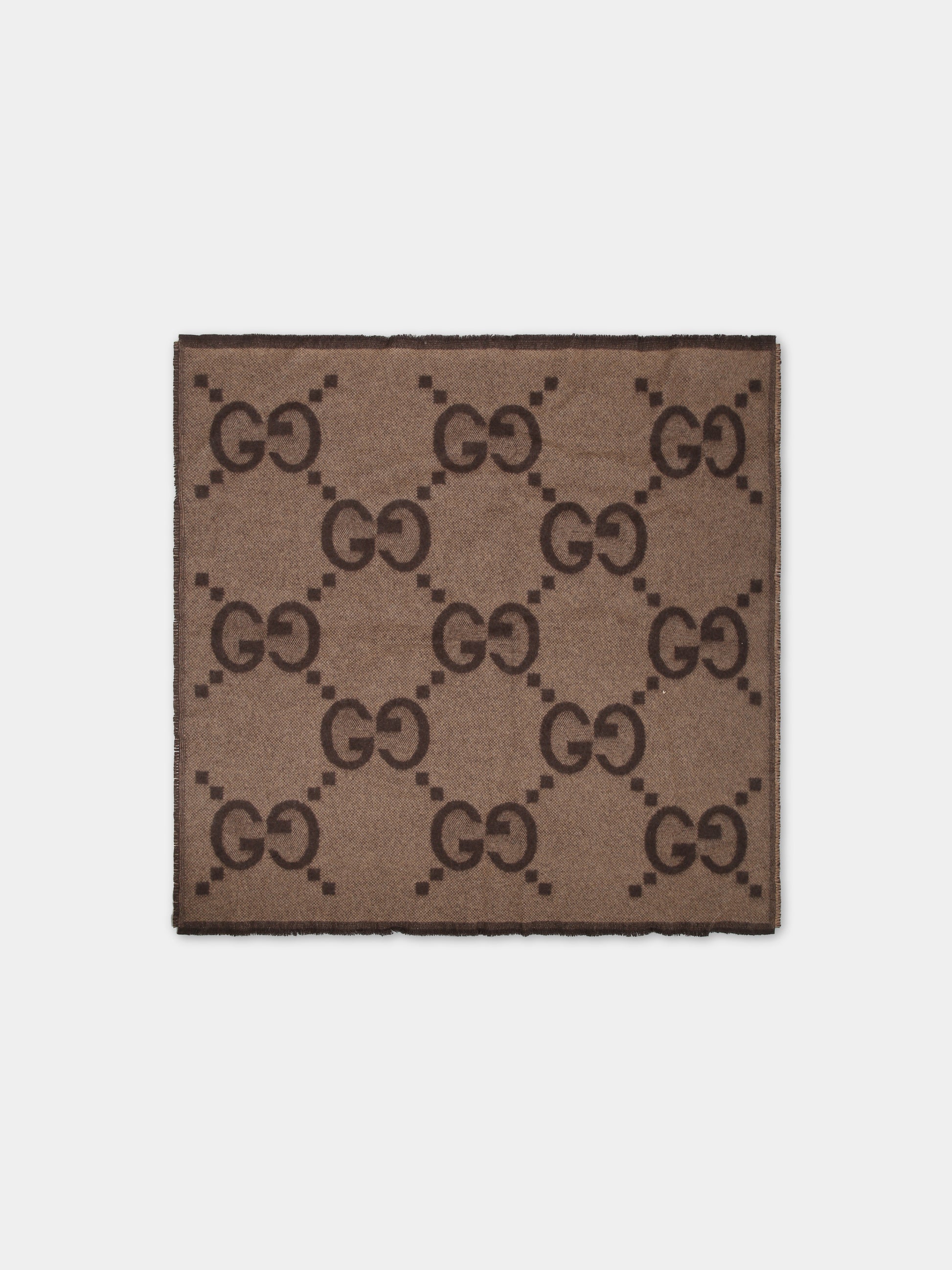 Sciarpa beige per bambini,Gucci Kids,678125 3KAAG 9764