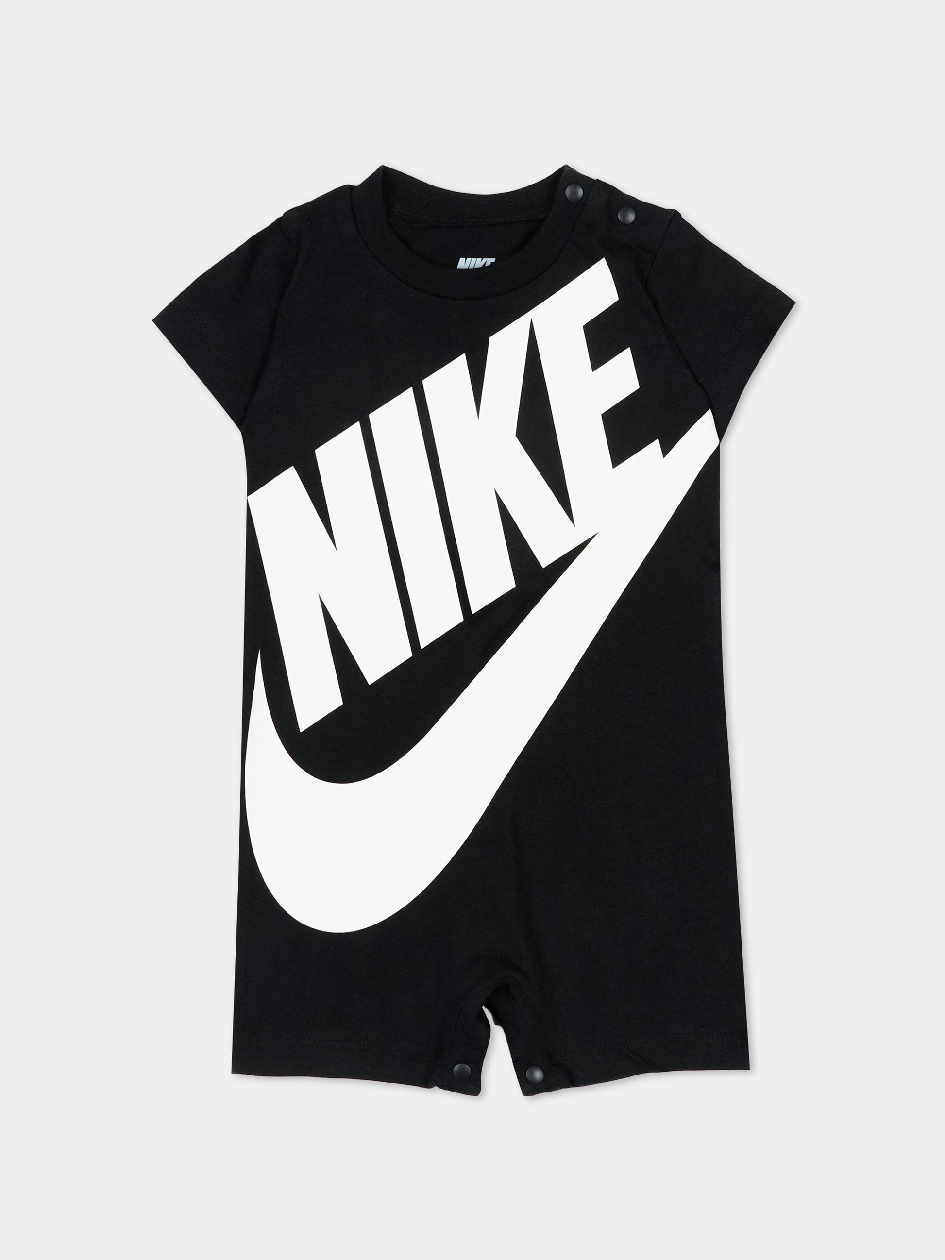 Pagliaccetto nero per neonati con logo,Nike,5ND369 023