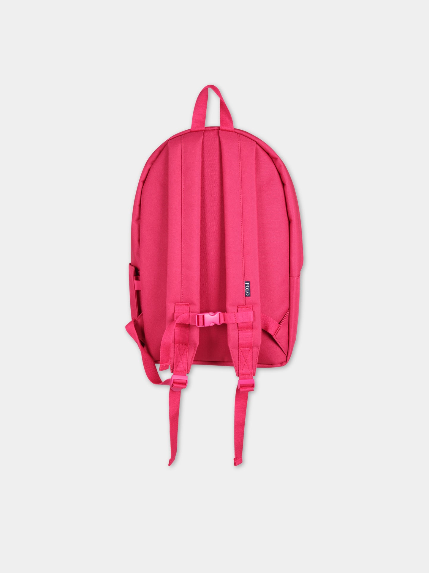 Zaino fucsia per bambina con iconico cavallino,Ralph Lauren Kids,RL9AR047 9AR047 ADP