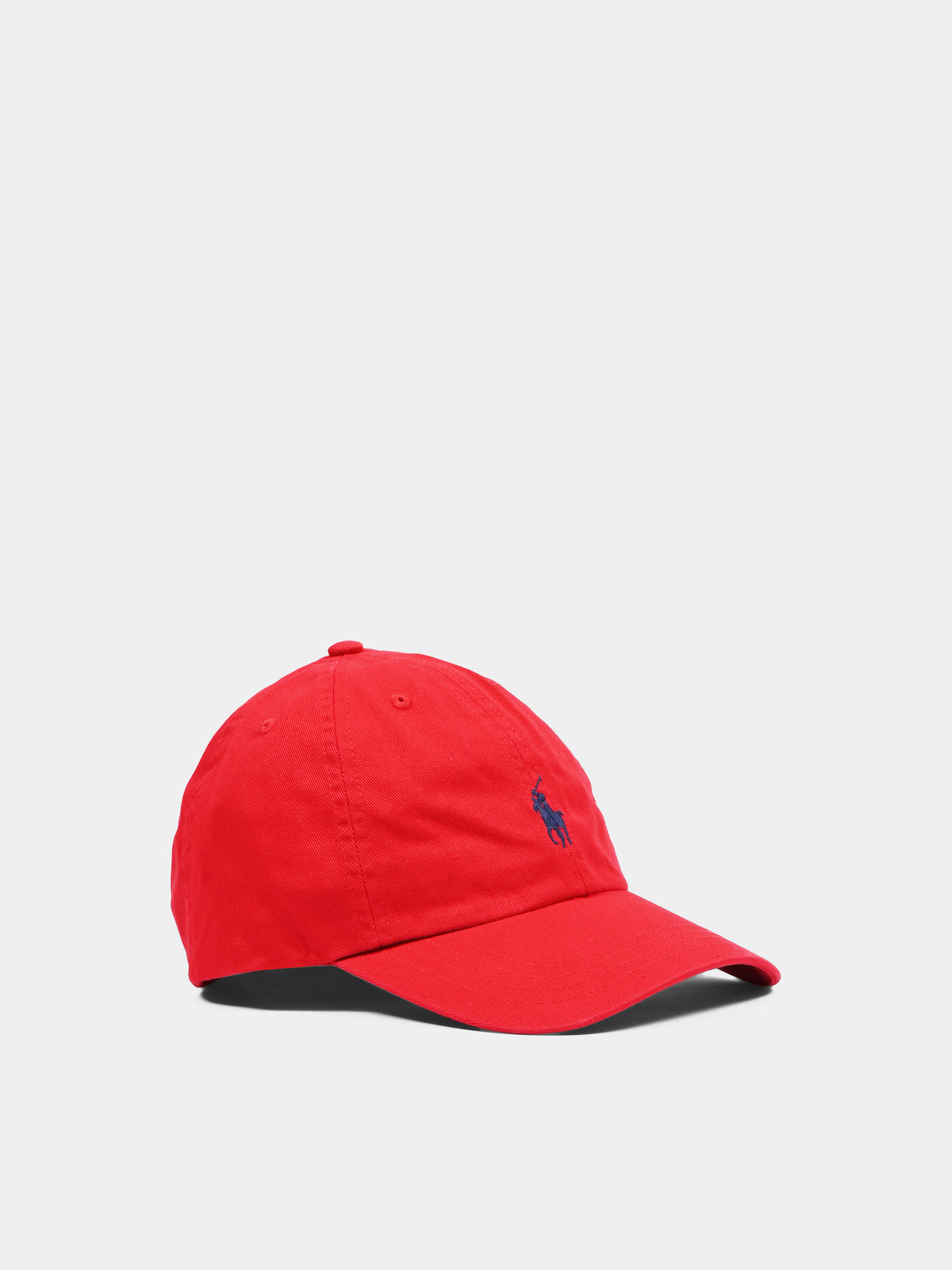 Red hat for boy with blue pony