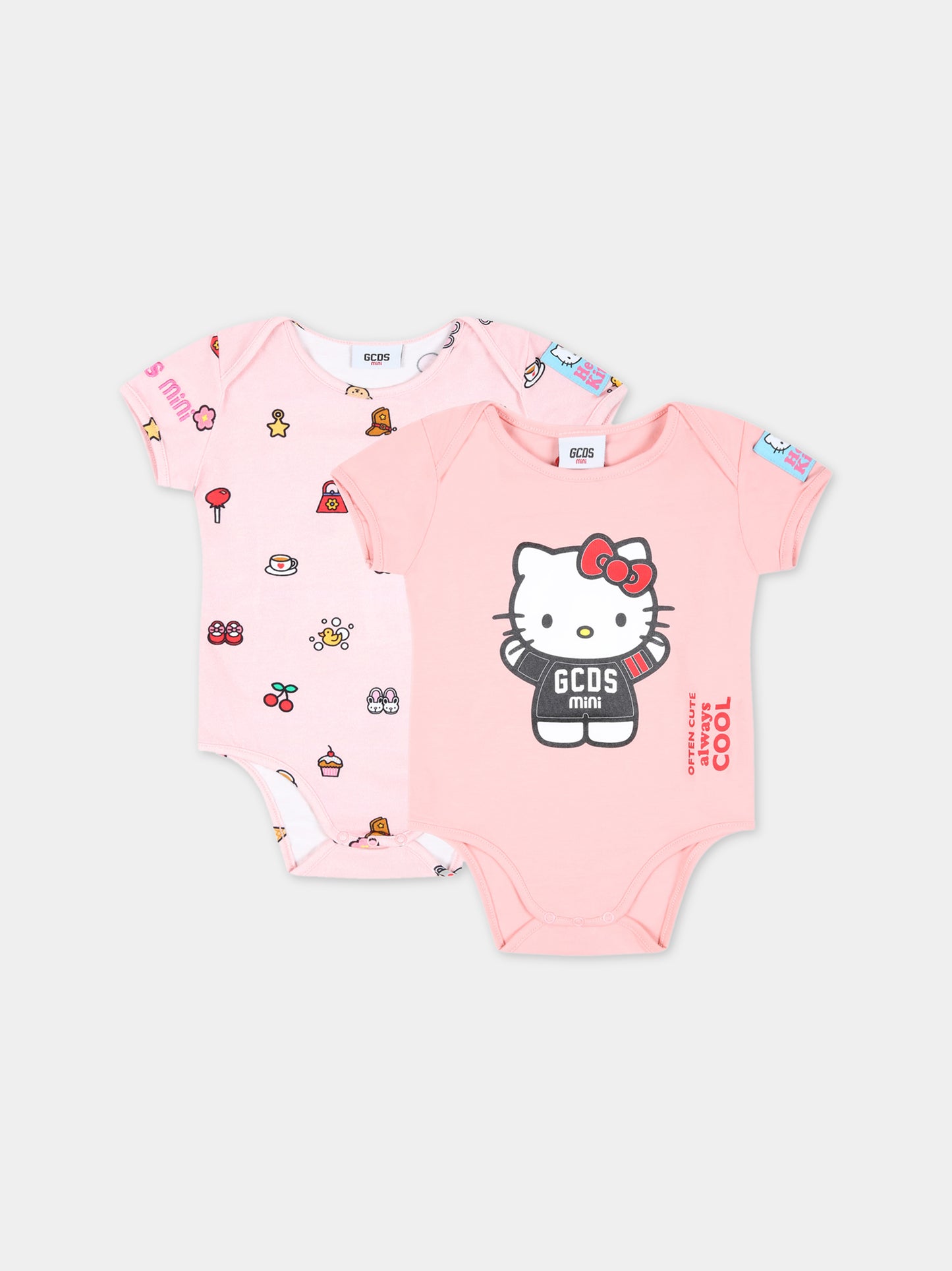 Set rosa per neonata con Hello Kitty,Gcds Kids,GAY005 LBA23 51630