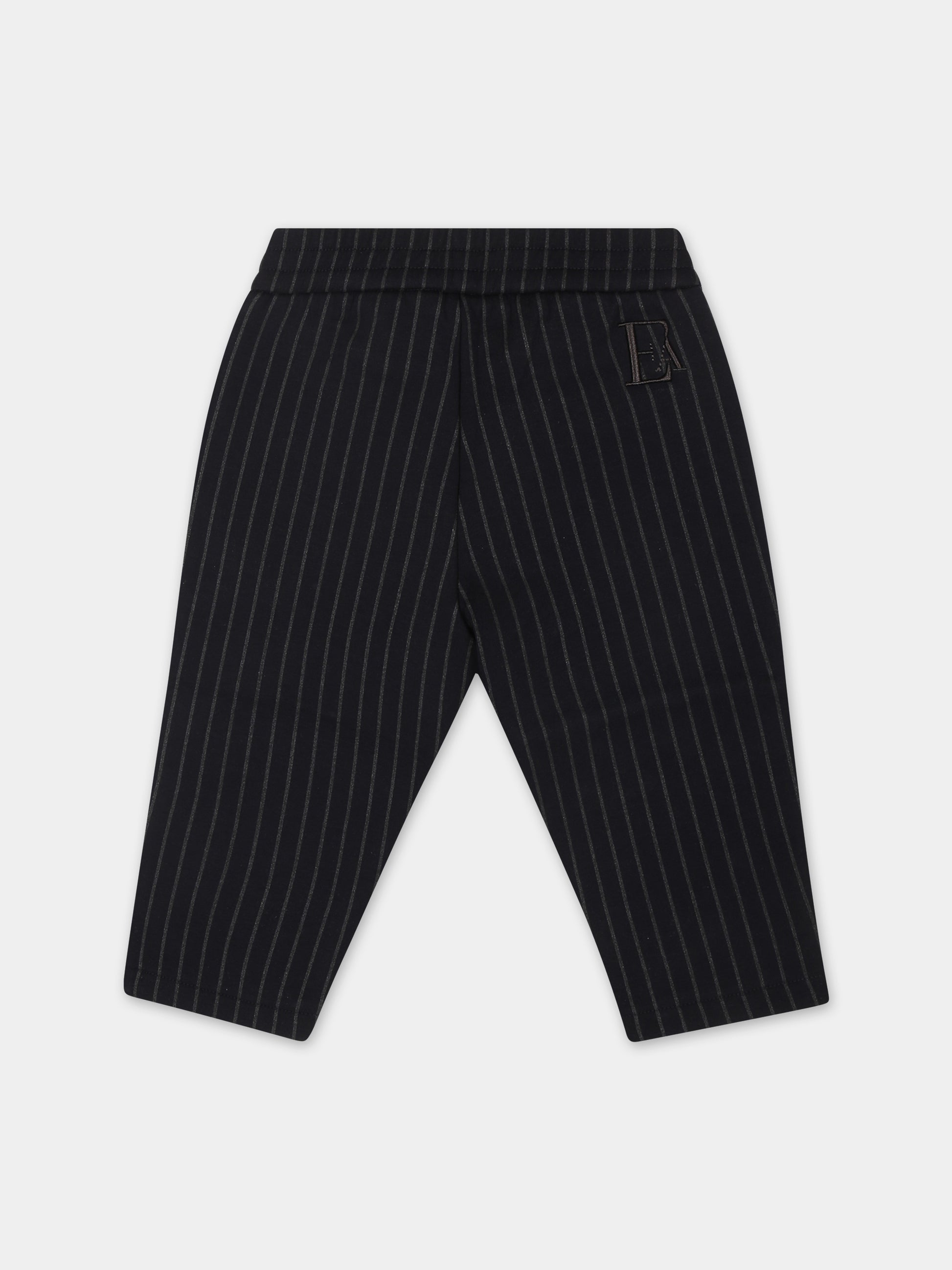 Pantaloni blu per neonato con logo,Armani Junior,6RHPJ4 4JKRZ F921