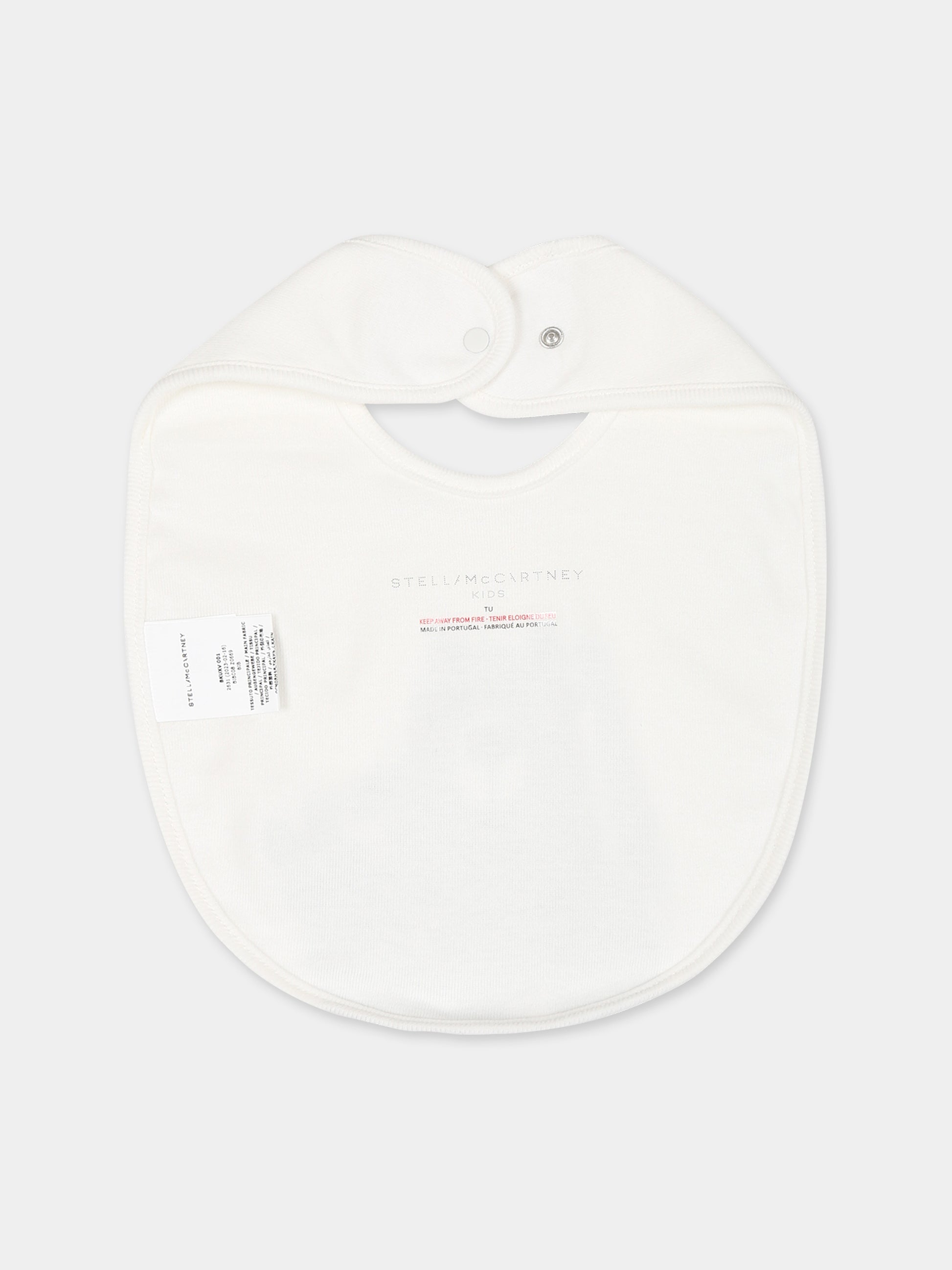 Set  bianco per neonato con orso,Stella Mccartney Kids,TTB539 Z0669 101