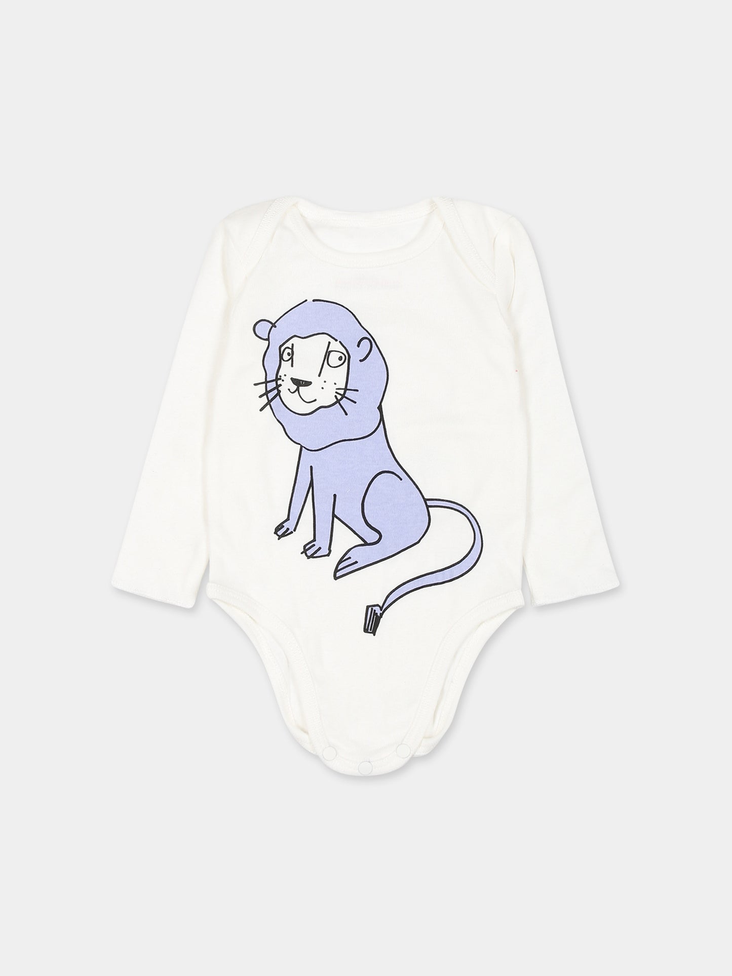 Set bianco per neonati con animali,Stella Mccartney Kids,TTB579 Z1484 101MC