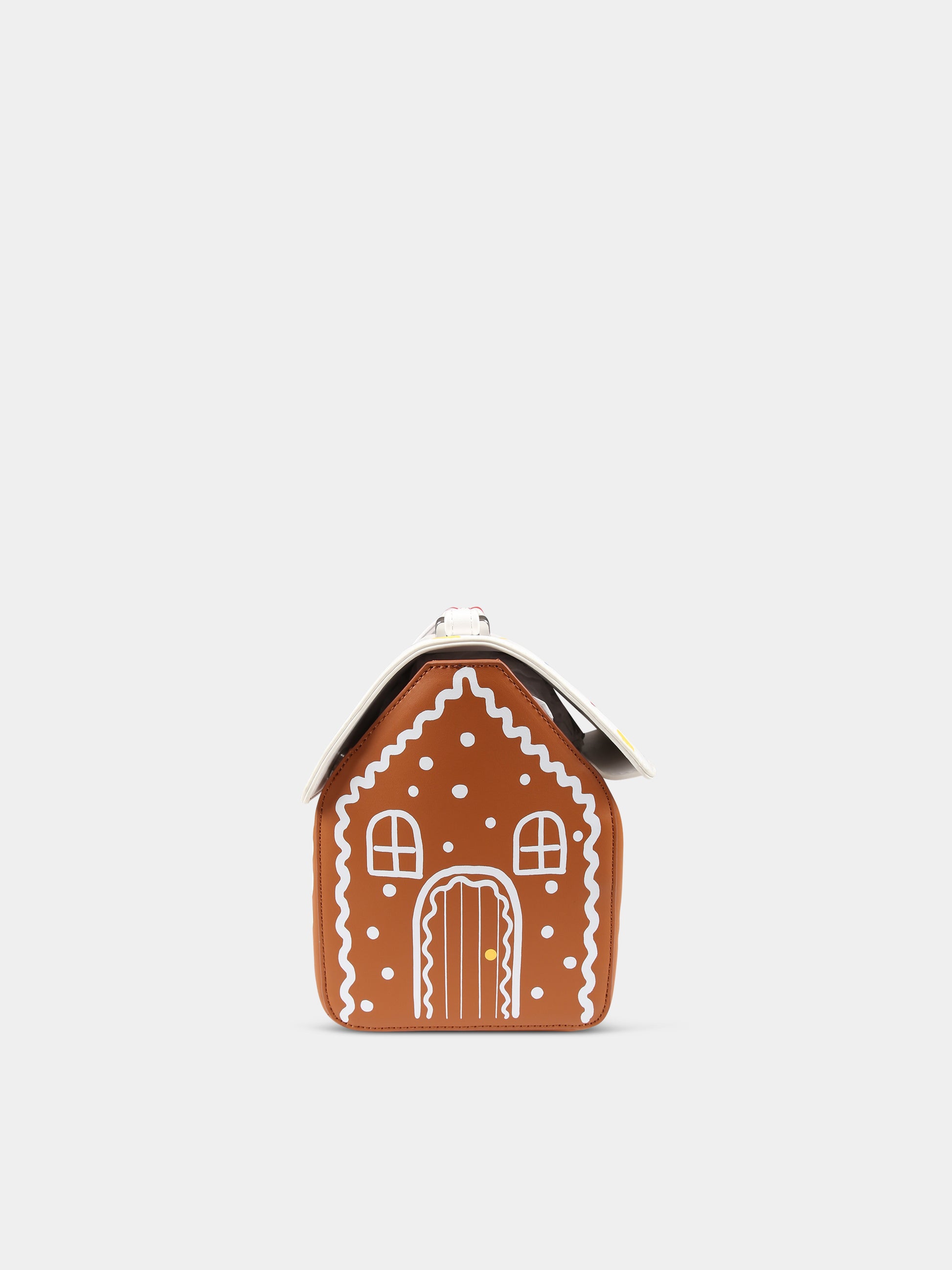 Borsa marrone per bambina,Stella Mccartney Kids,TT0C78 Z0699 308