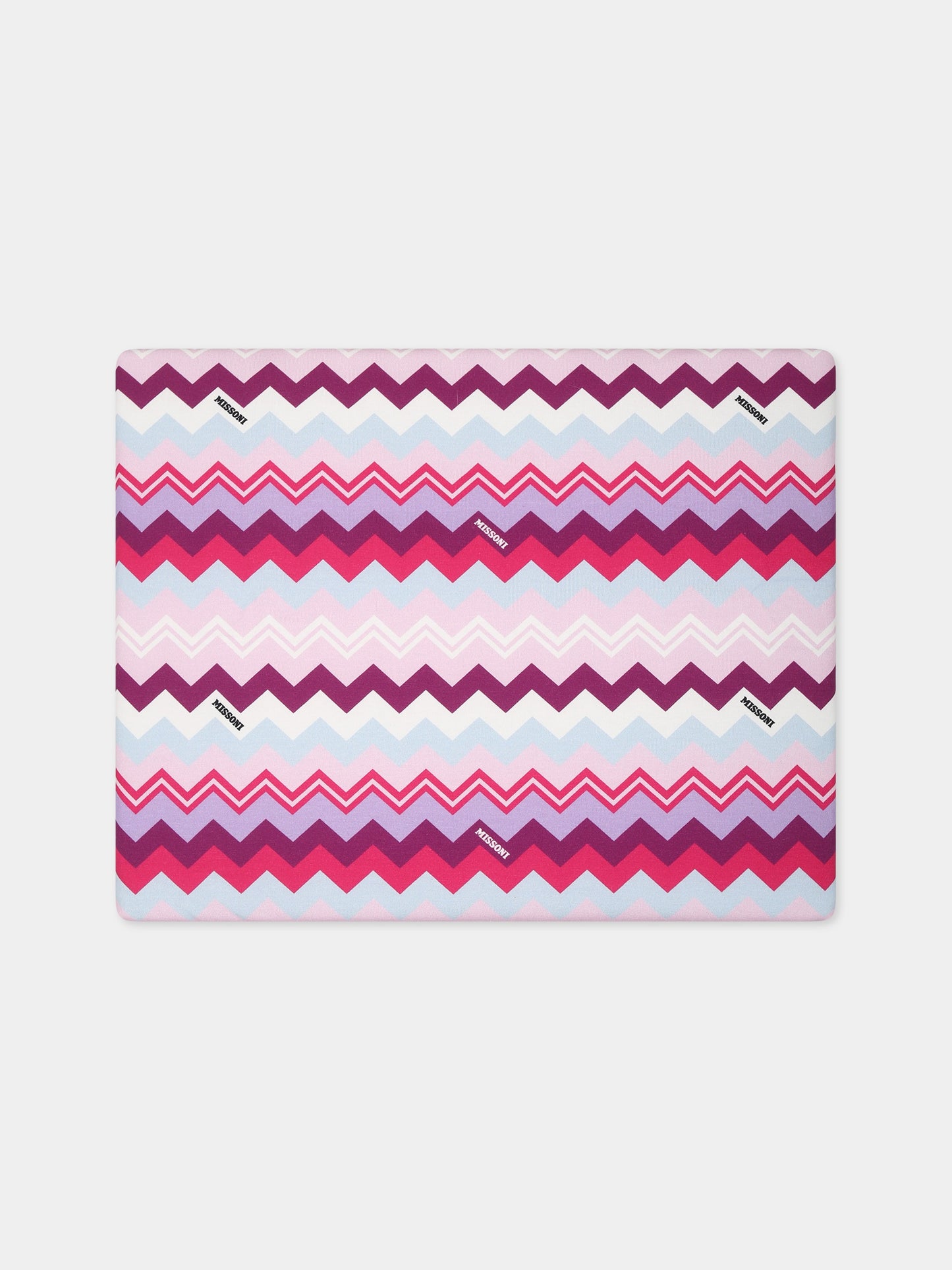 Coperta viola per neonata con logo,Missoni,MT0510 J0319 579MC