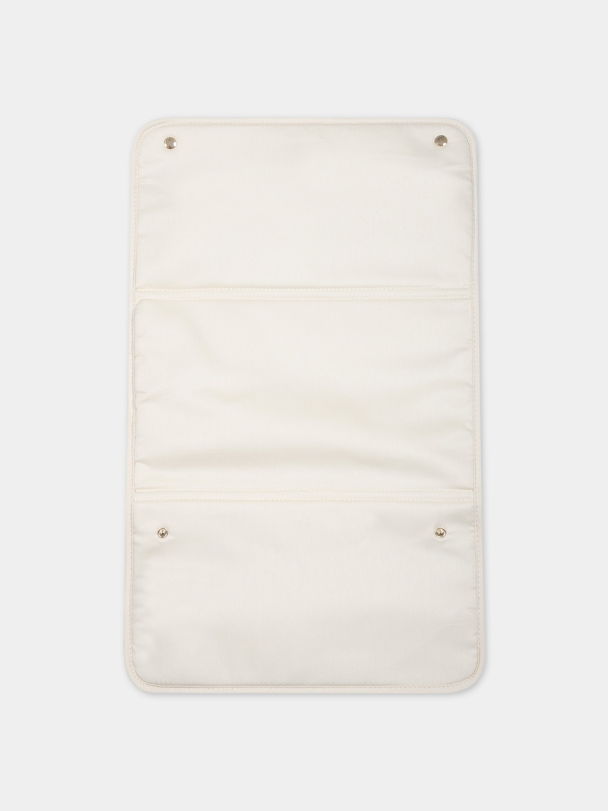 Borsa mamma beige per neonati con logo,Chloé Kids,C90406 Z40