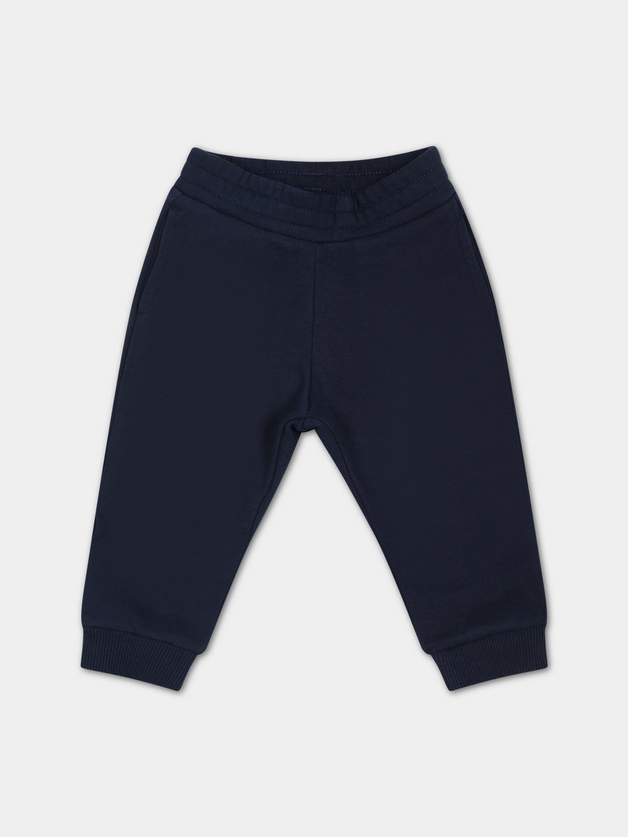 Pantaloni blu per neonato,Kenzo Kids,K04232 84A
