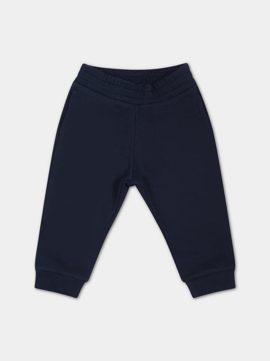 Pantaloni blu per neonato,Kenzo Kids,K04232 84A